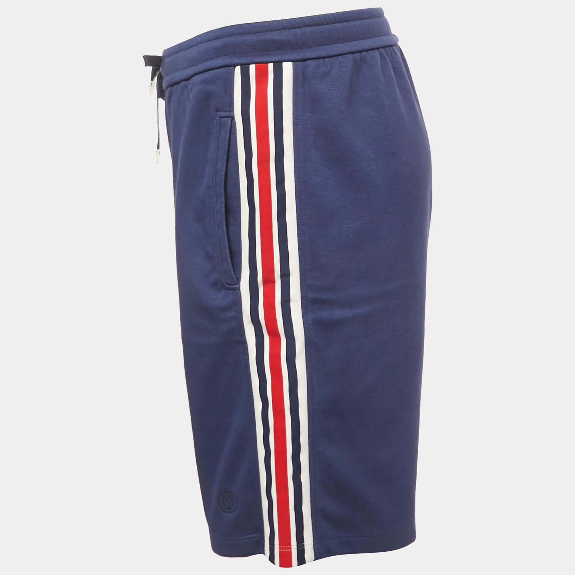 パンツ Gucci x adidas Trefoil Print Shorts Blue Gucci Adidas X Trefoil Print Shorts In Blue | ModeSens