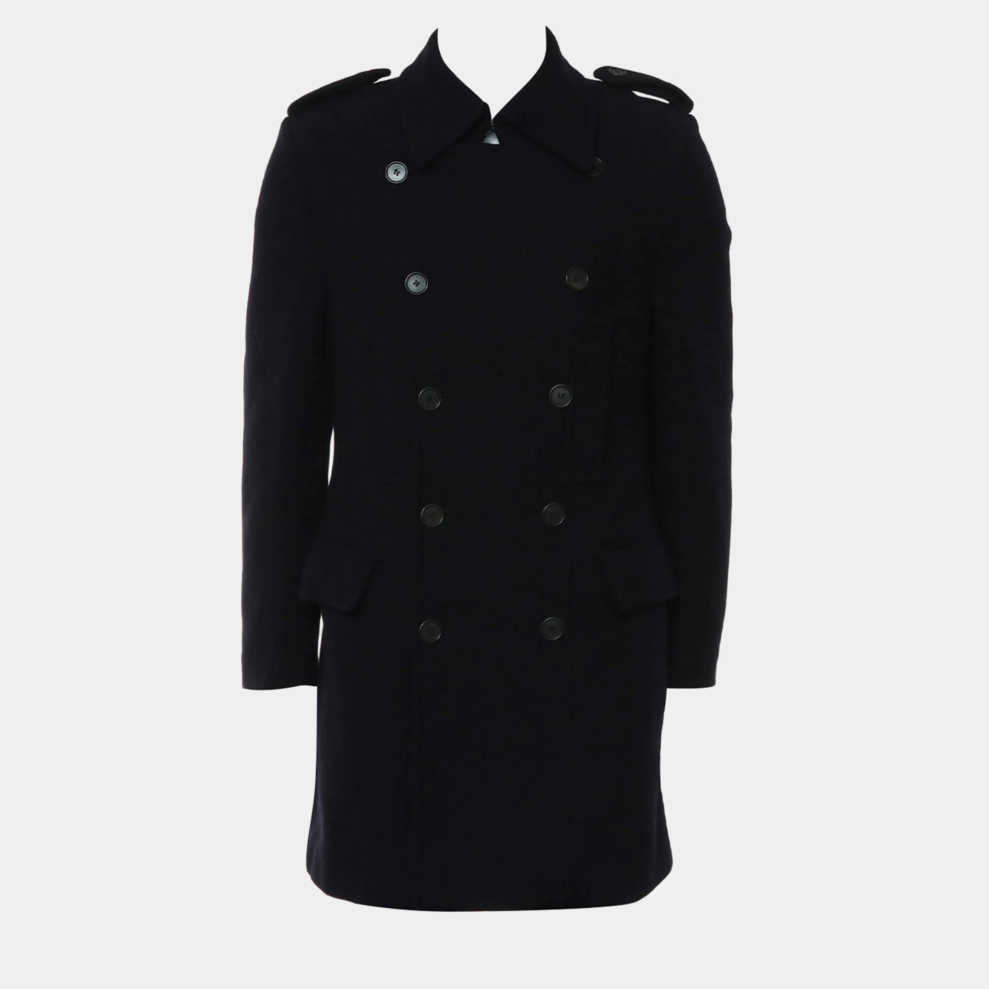 Pre Owned Gucci Double Breasted Coat