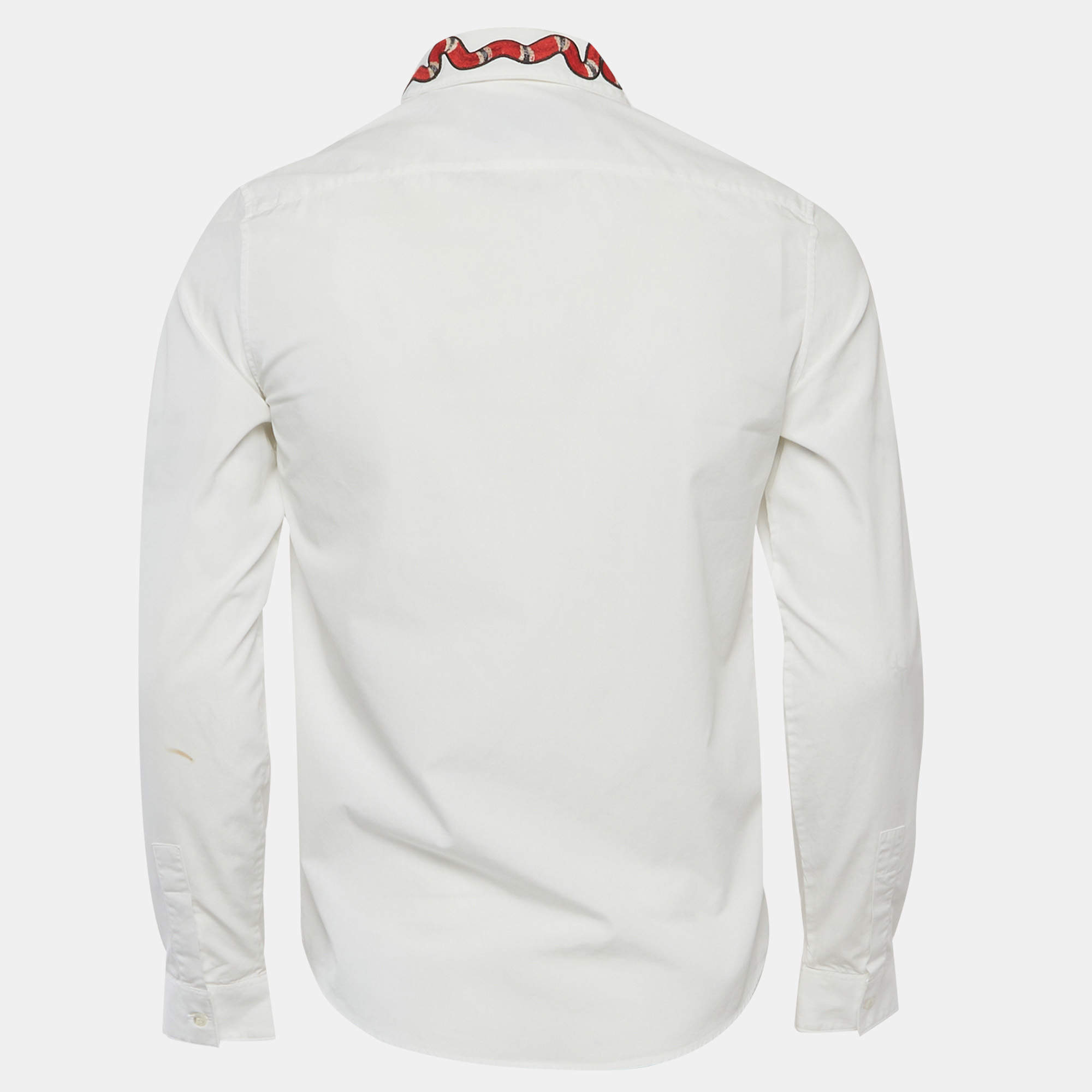 Gucci White Cotton Button Front Dress Shirt 3XL Gucci | TLC Gucci White Cotton Button Front Dress Shirt 3XL Gucci | TLC