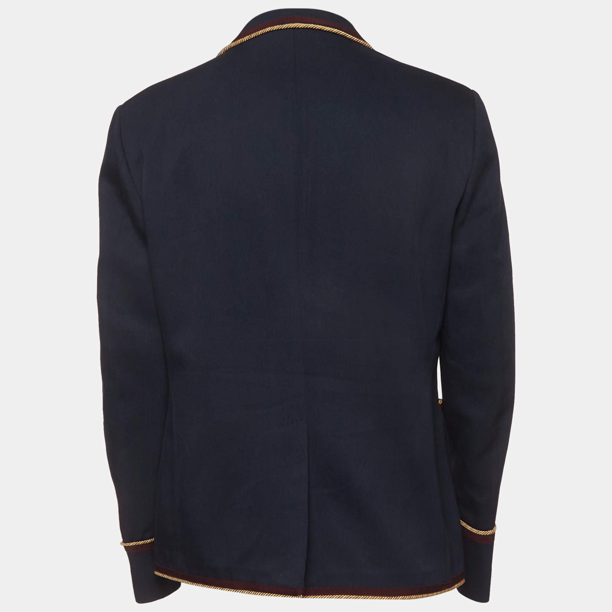 Z ZEGNA TECHMERINO ネイビージャケット　リバーシブル Z Zegna Techmerino Navy Blue Wool Zip Front Jacket L Z Zegna | TLC