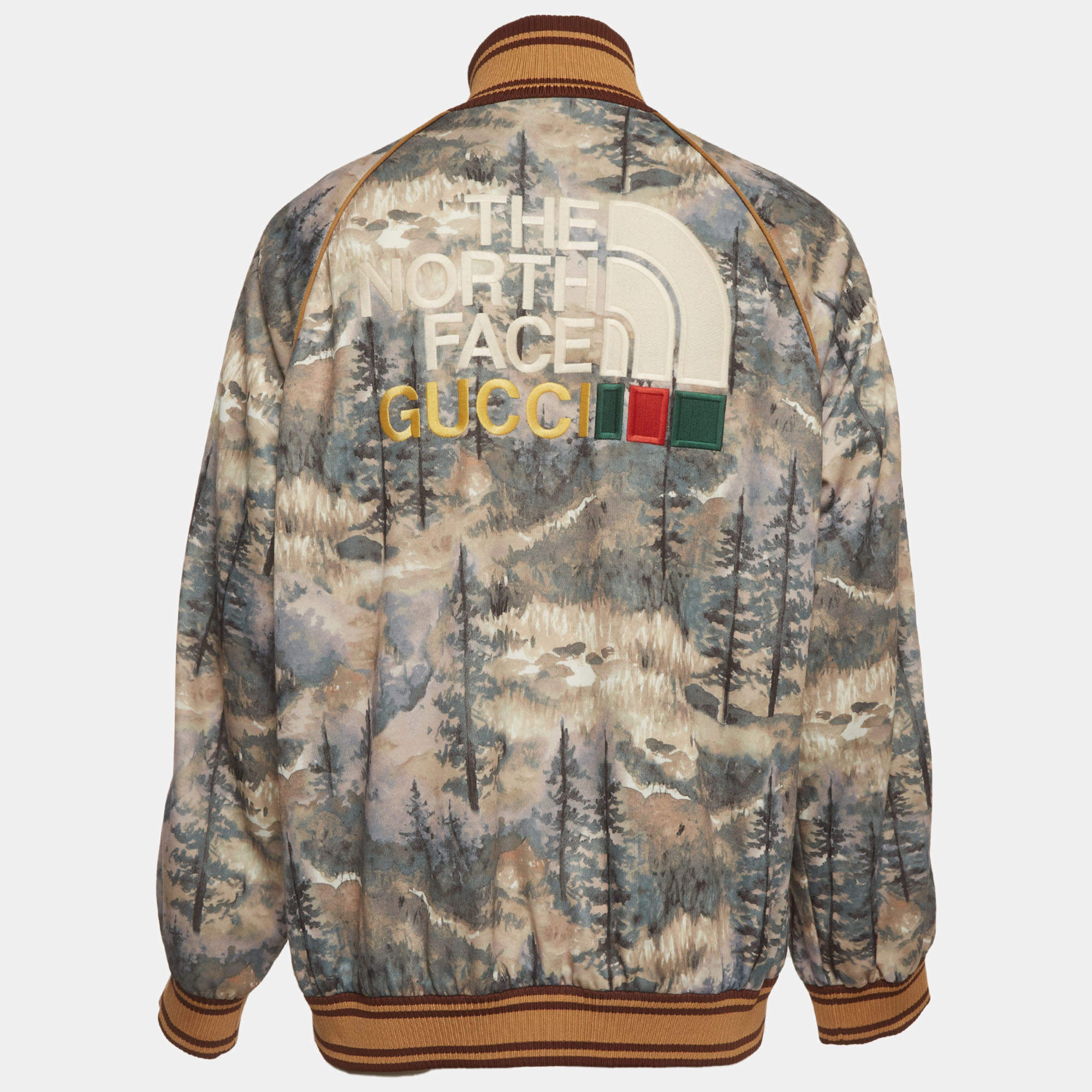 Gucci Navy Blue/Red Jacquard Knit Blazer 3XL Gucci | TLC US