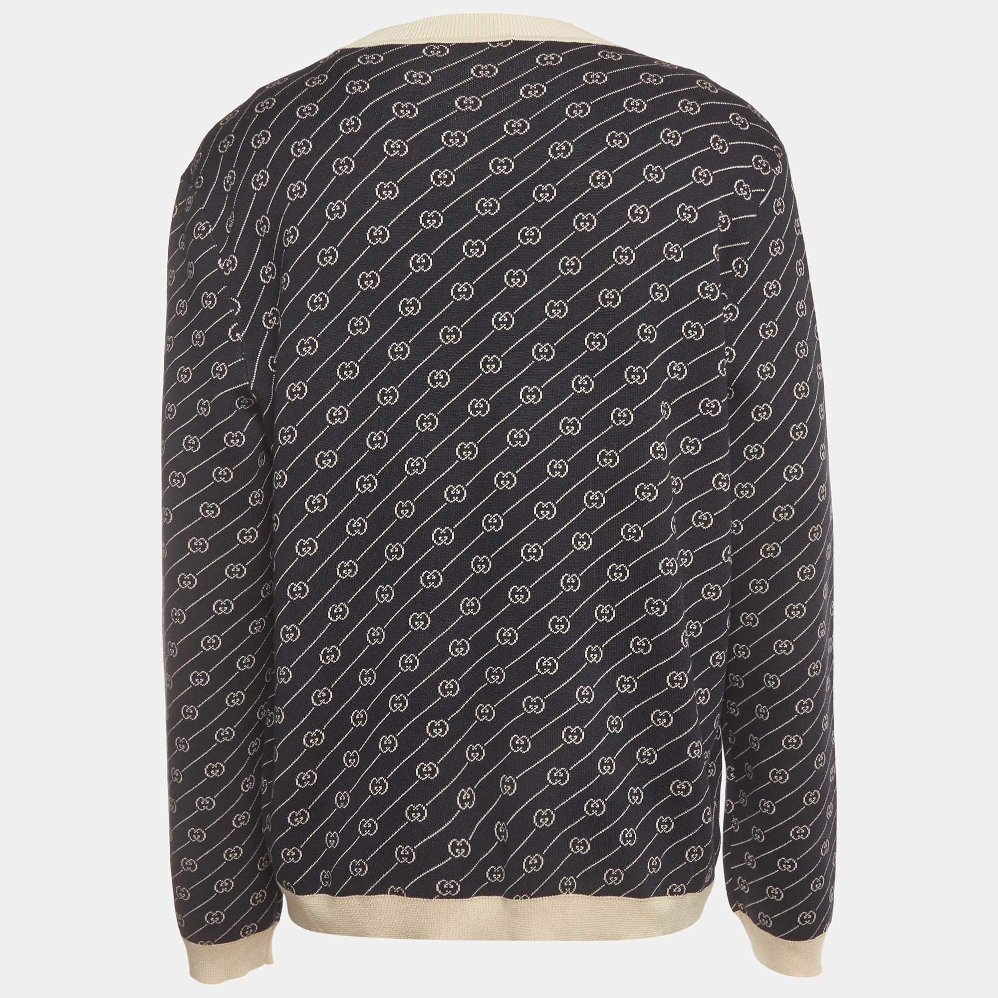 Gucci Black Knit Blind for Love Tiger Patch Hoodie L Gucci | TLC US