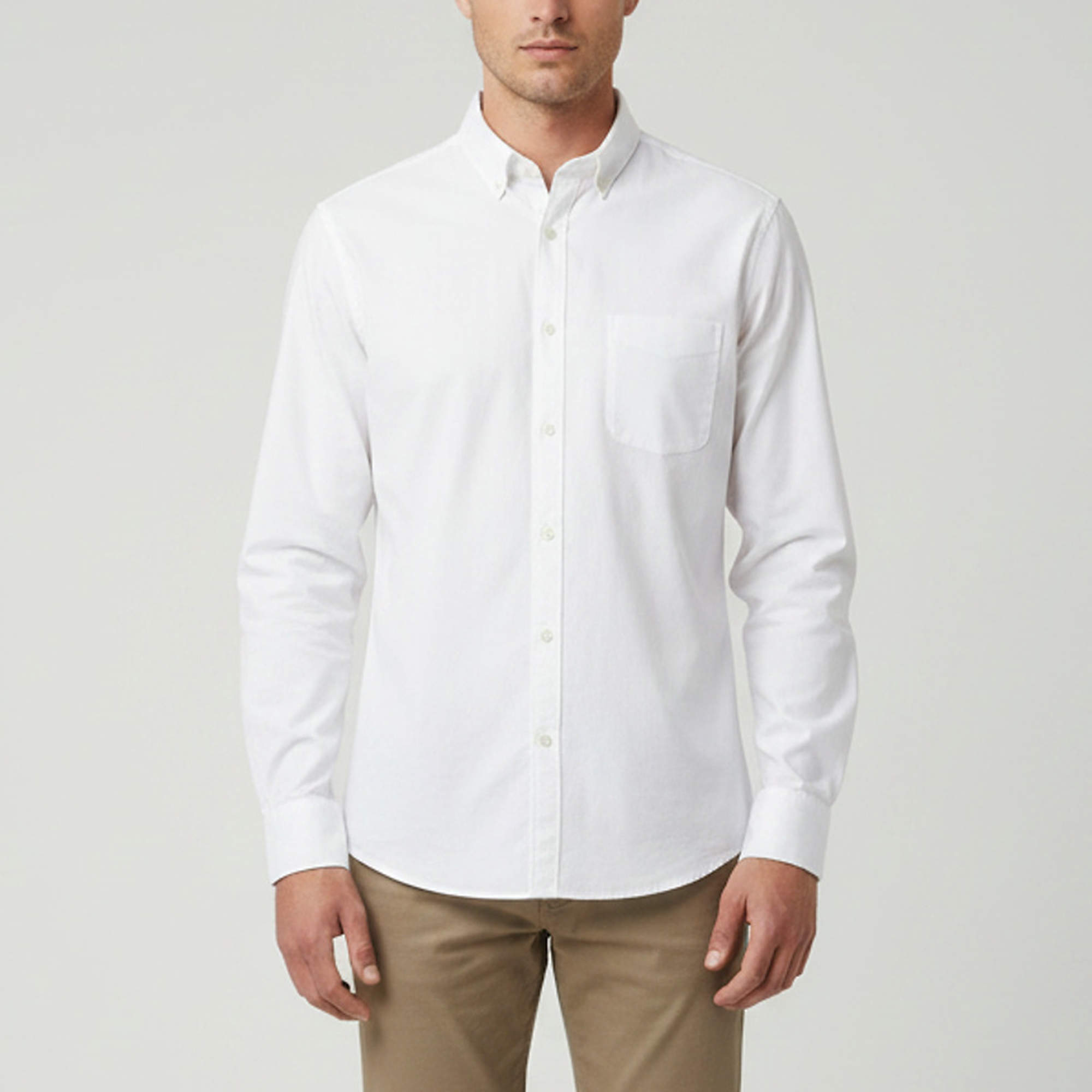 Pre Owned Gucci White Logo Embroidered Cotton Zagir Shirt XL