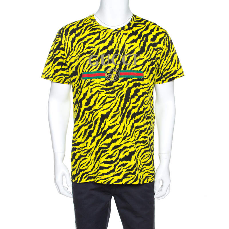 gucci tiger print shirt