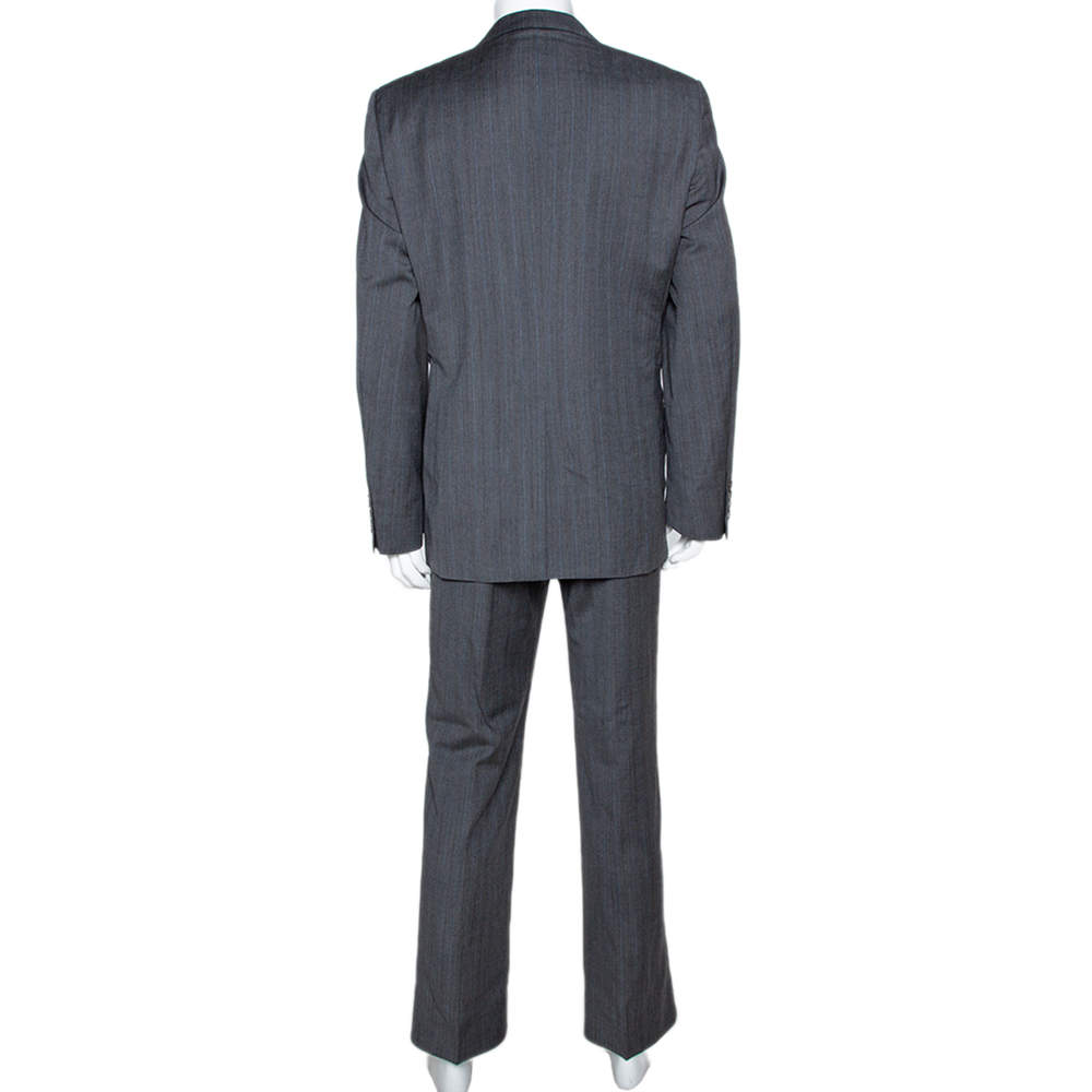 Wool suit Louis Vuitton Grey size XXL International in Wool - 37394373