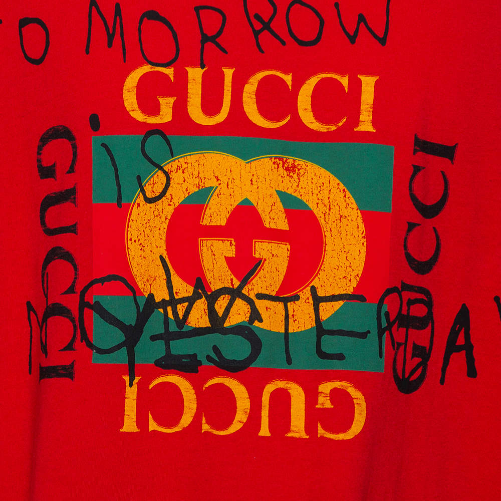 gucci tomorrow is now yesterday t shirt