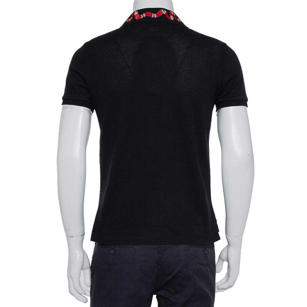 gucci snake polo t shirt