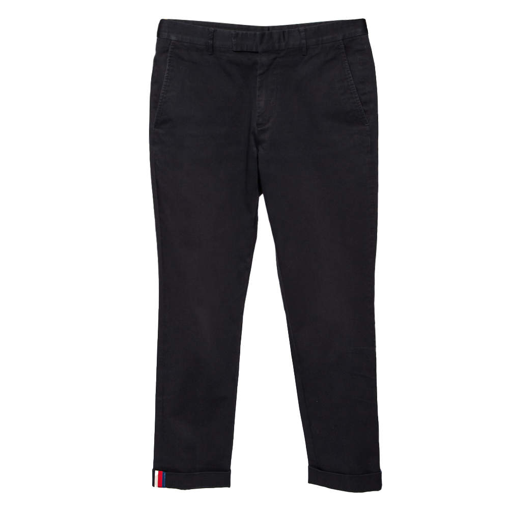 Gucci Dark Blue Cotton Chino Pants XS