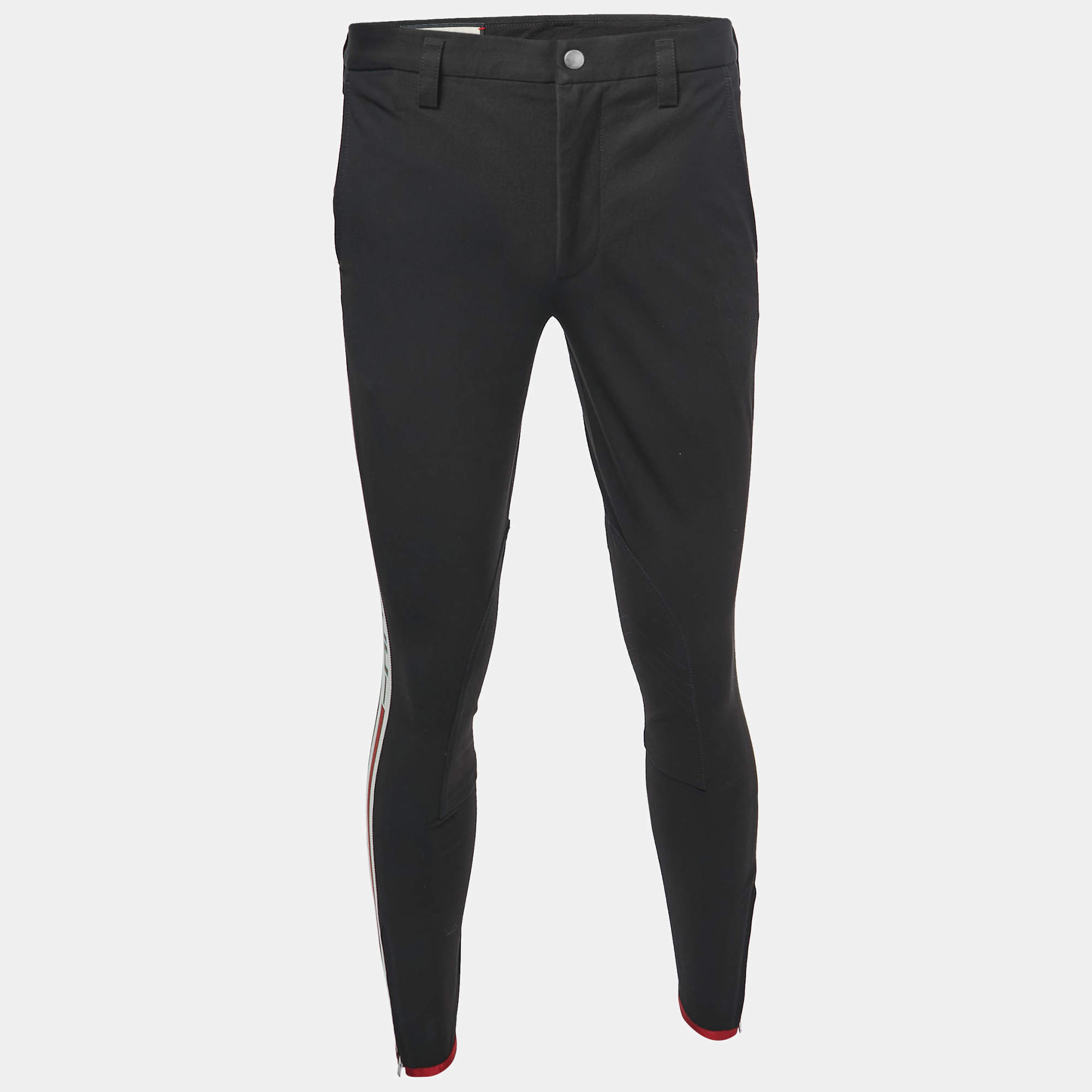 Gucci side hot sale stripe jeans