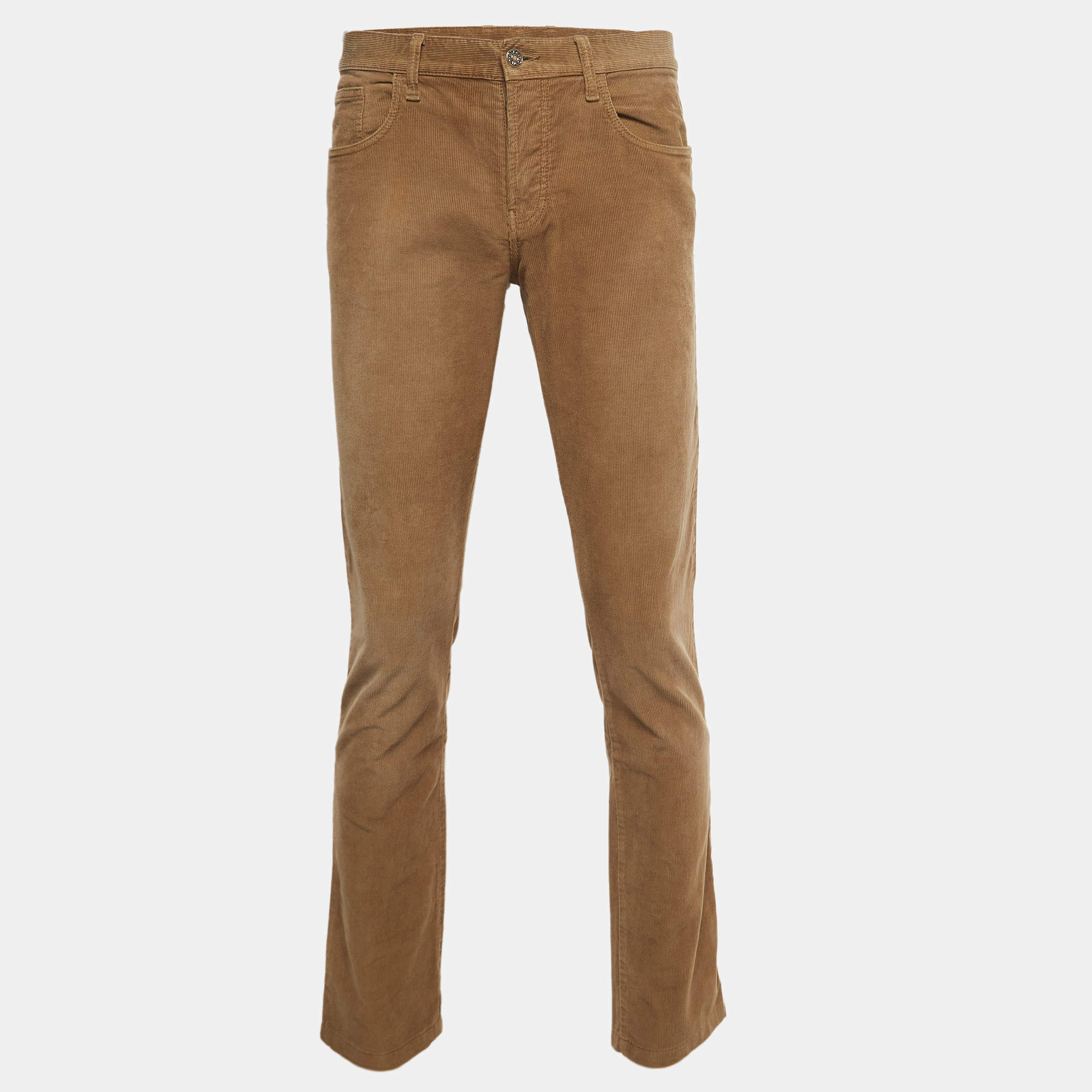 Gucci Brown Corduroy Skinny Pants L 