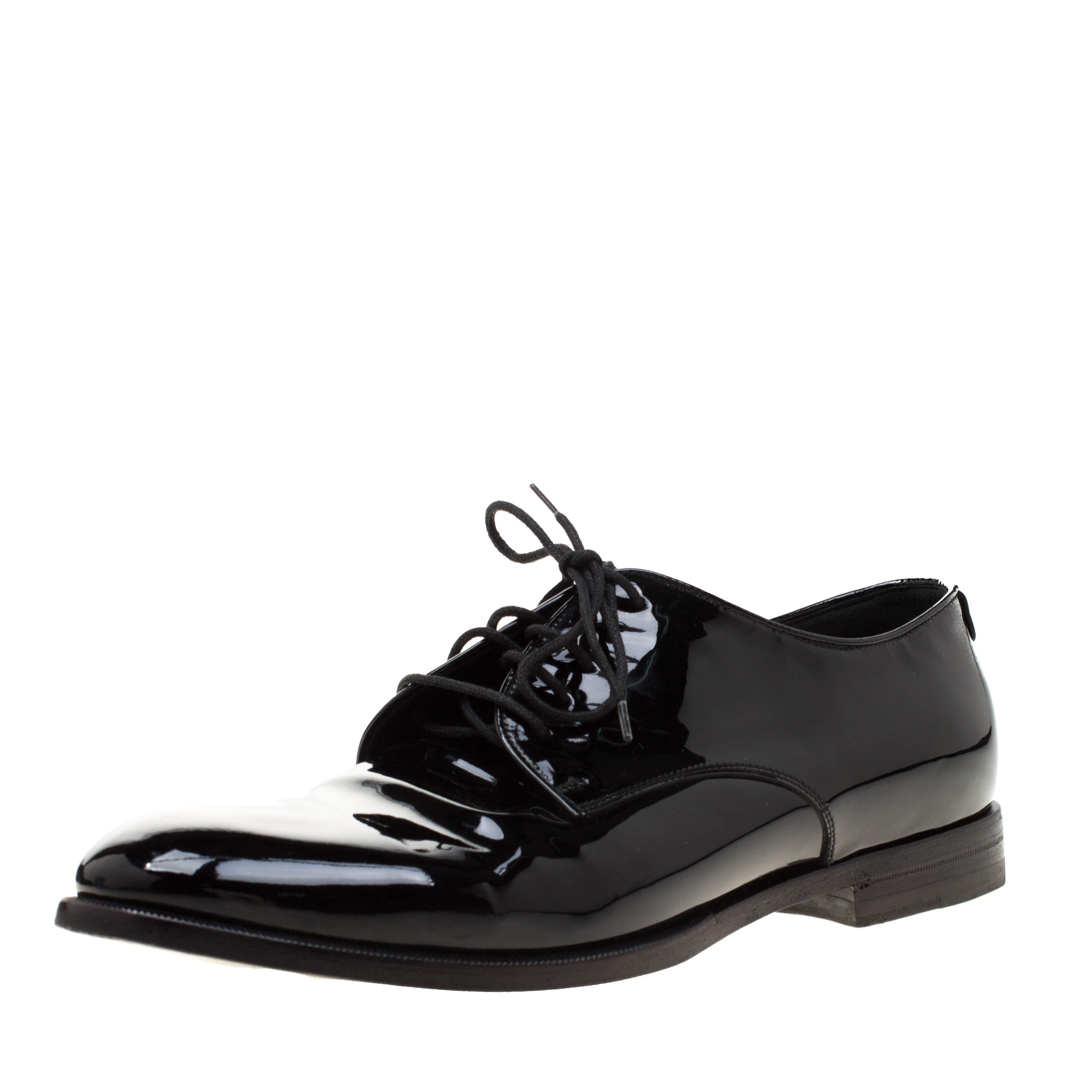 gucci black patent leather shoes