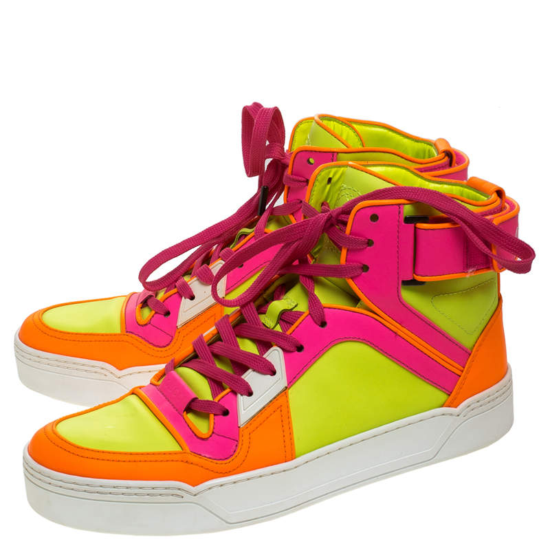 gucci sneakers neon