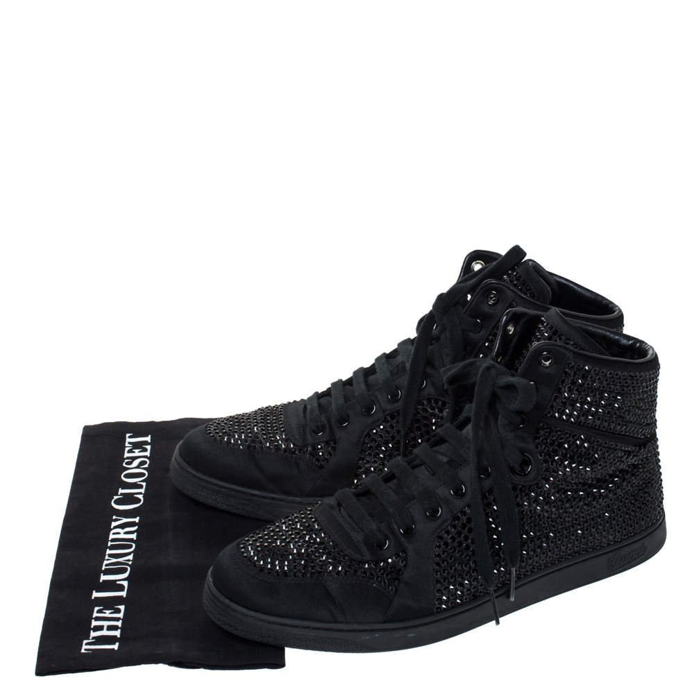 gucci coda crystal sneakers