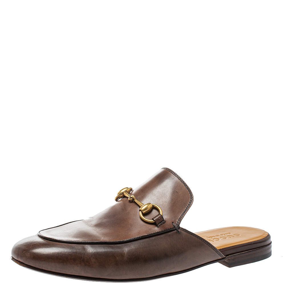 gucci princetown mules brown