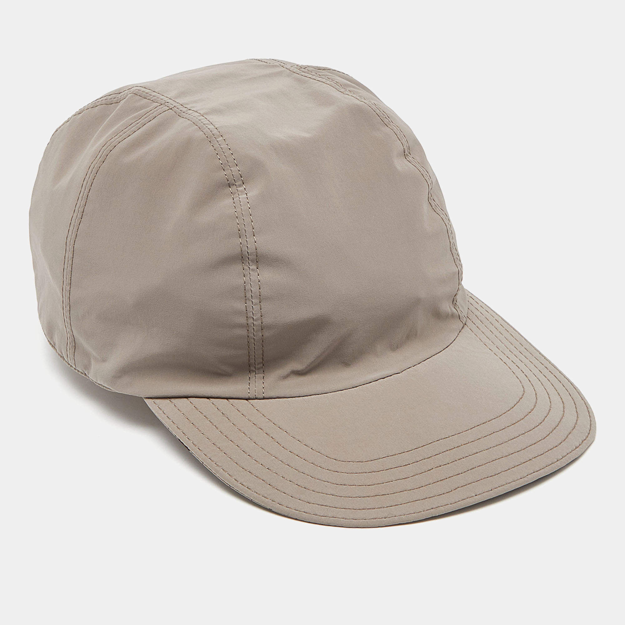 Hermès Taupe Roger Technical Reversible Cap M