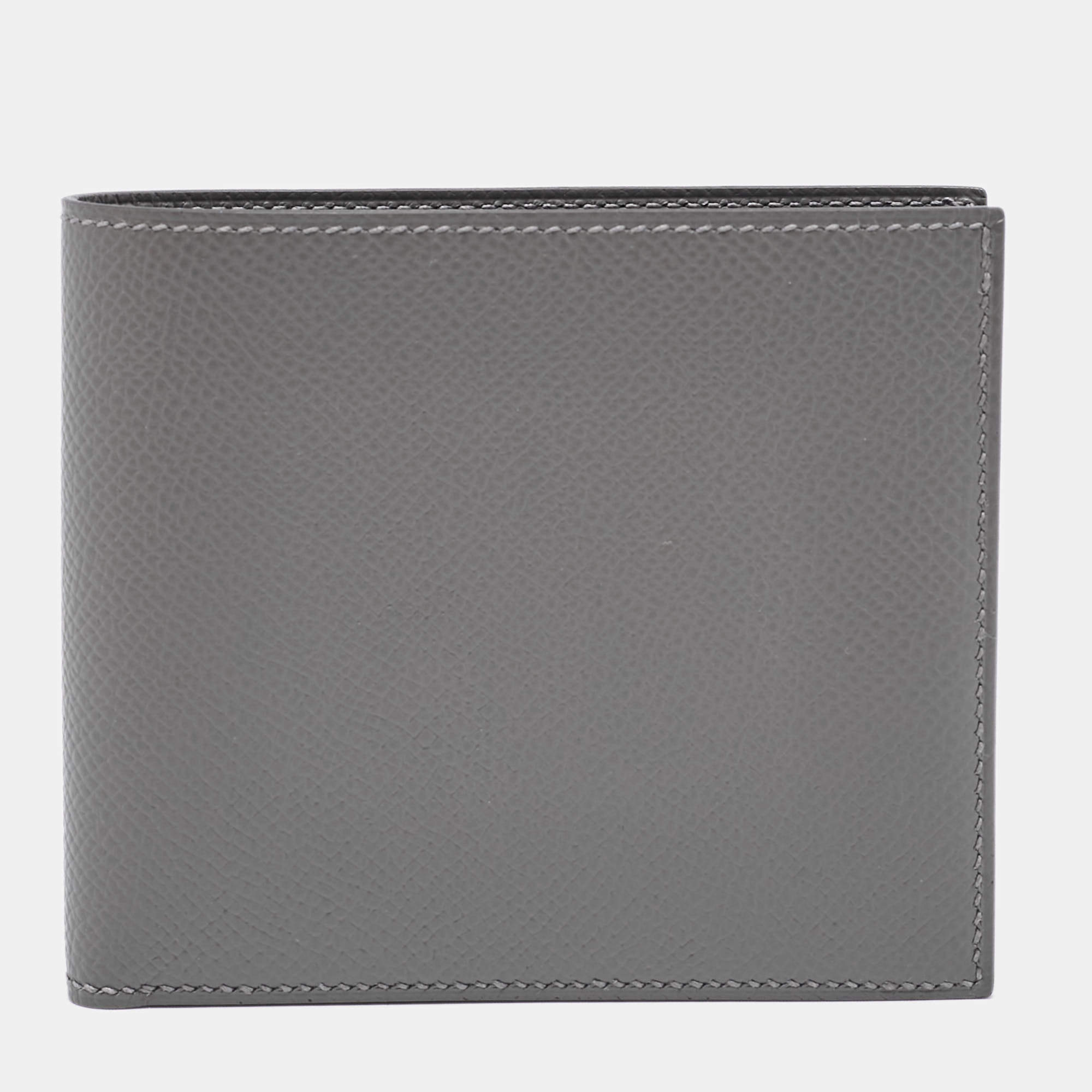 Hermes Gris Epsom Leather MC² Copernic Wallet