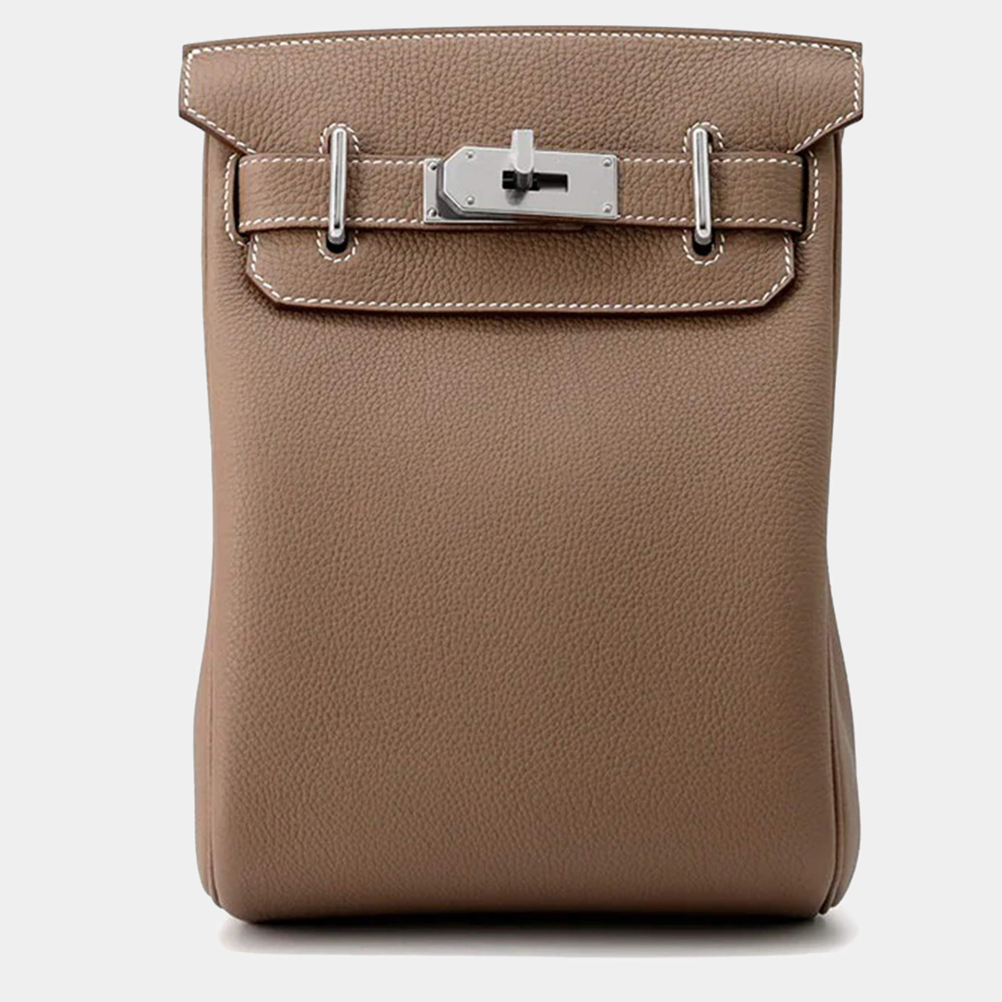 Hermes Akkad Etoupe Togo Leather Size Pm