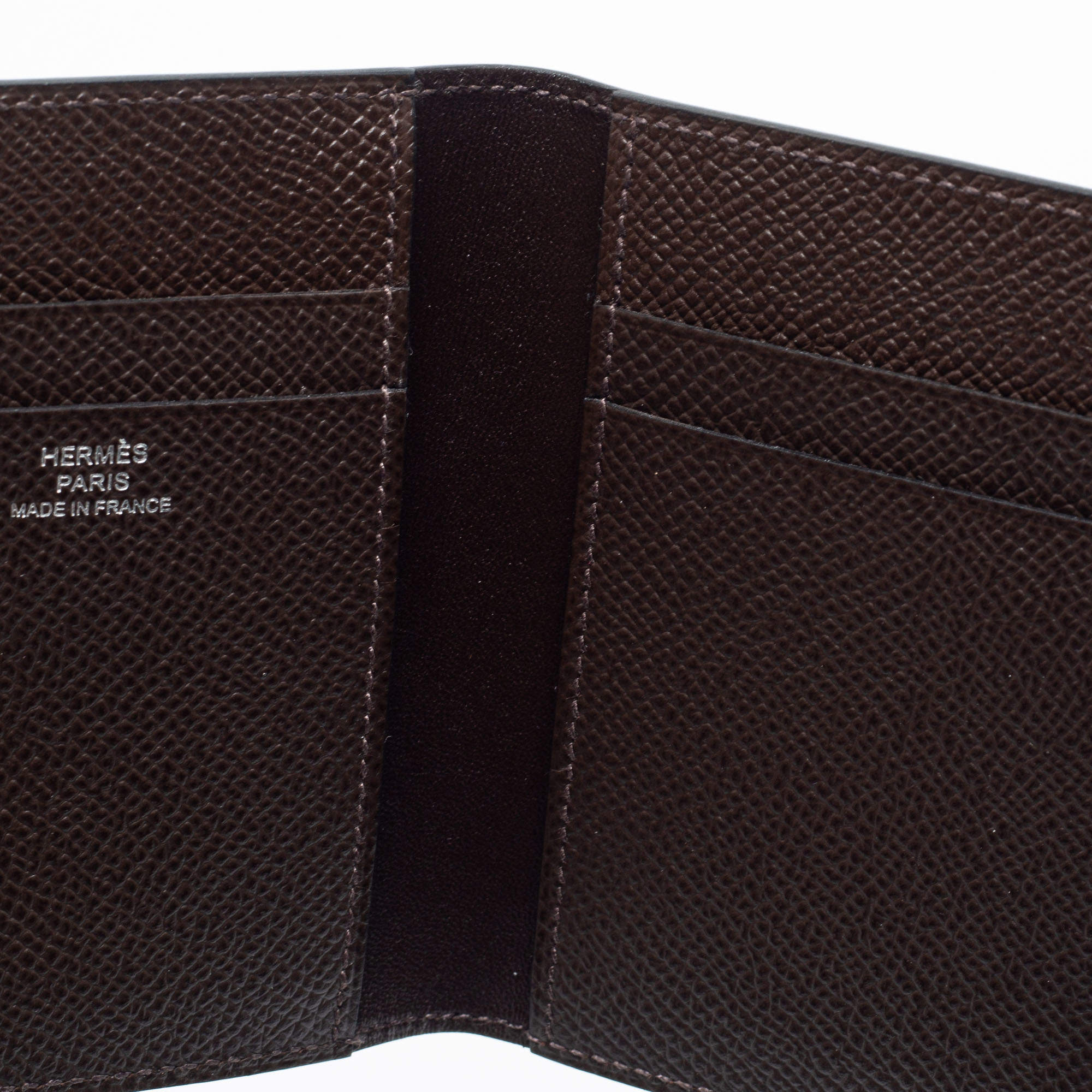 Hermes MC2 Euclide Jungle Card Holder Etoupe Epsom Leather at 1stDibs