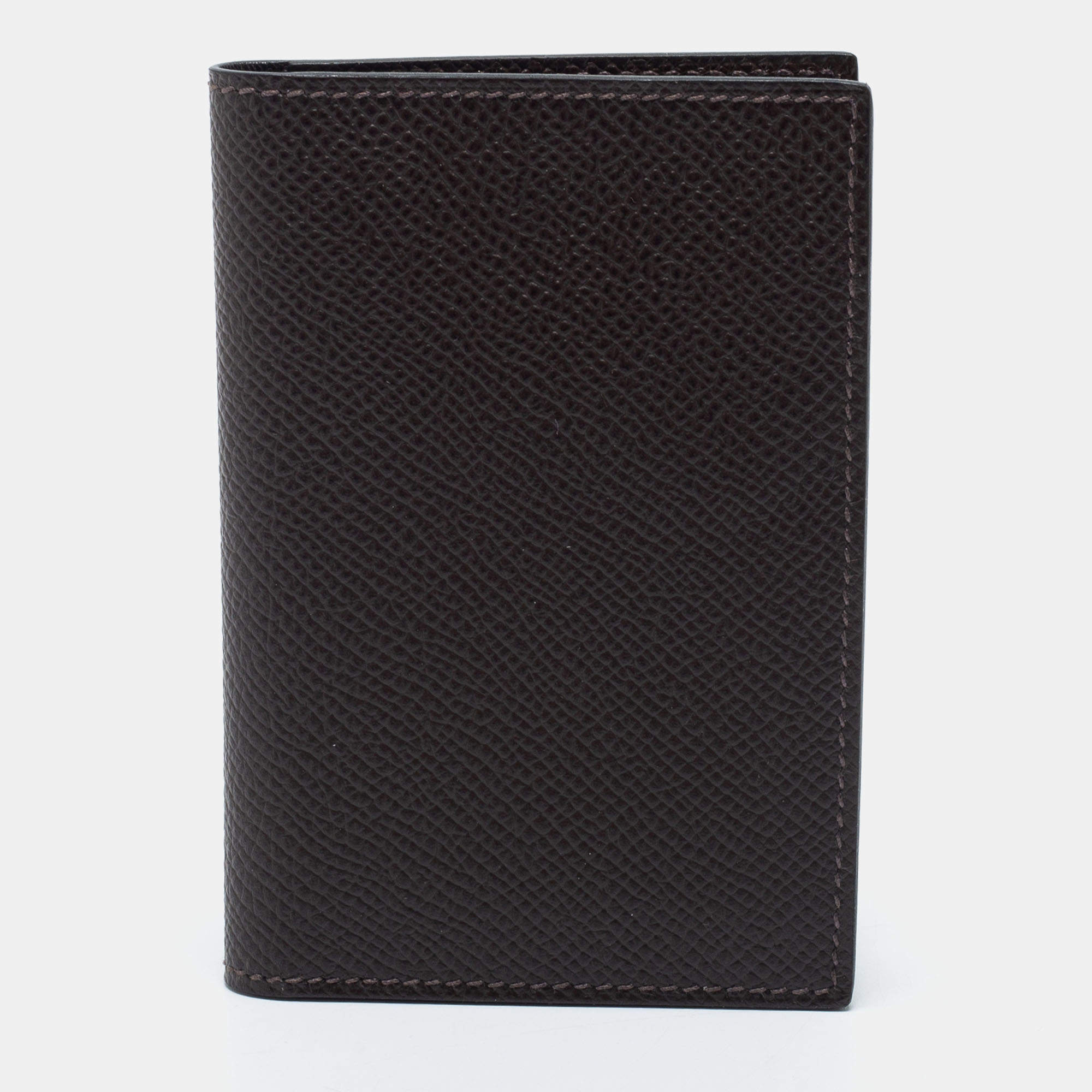 Hermes Ebene Epsom Leather MC² Euclide Card Holder