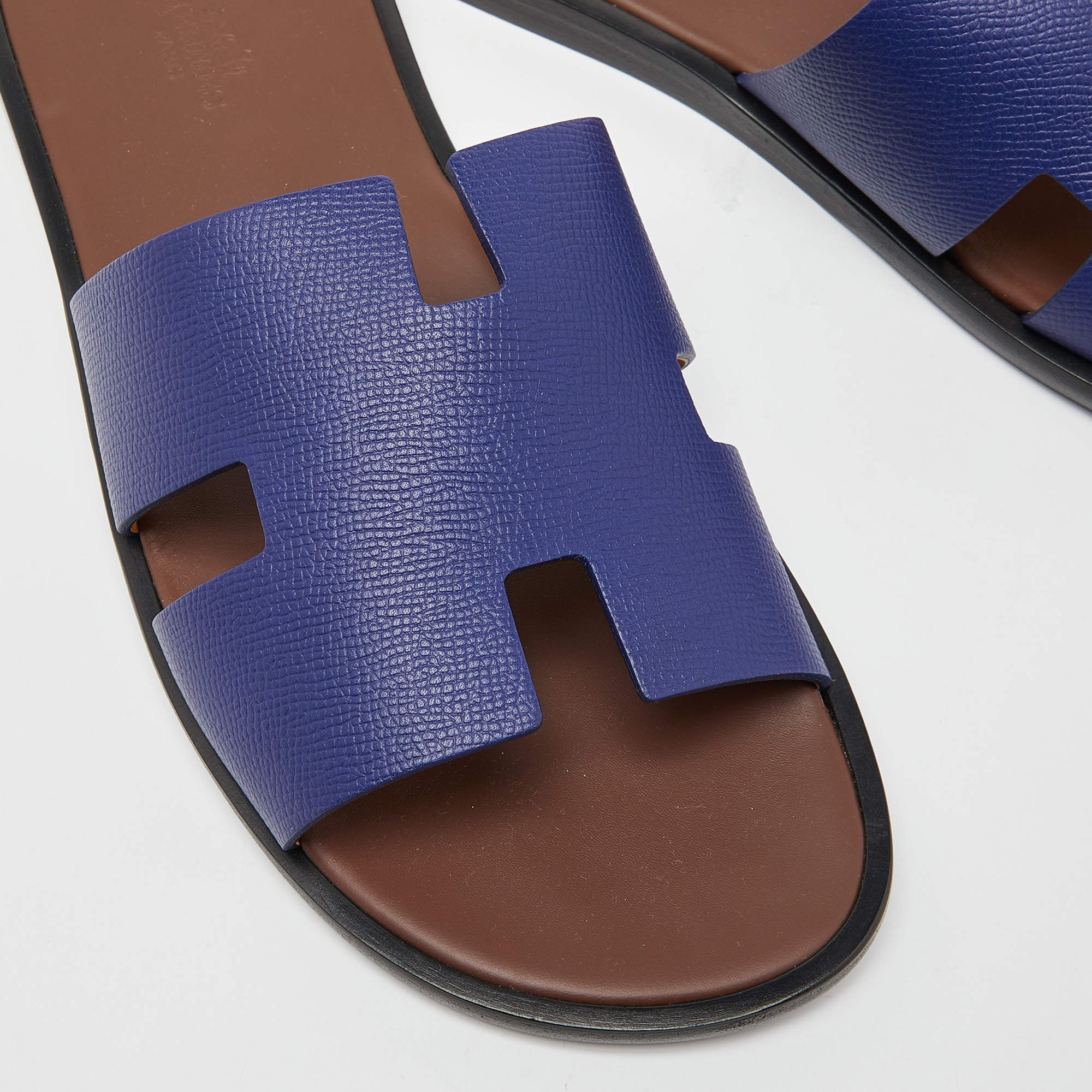 Hermes Bicolor Izmir Epsom Leather Sandal 42 – The Closet