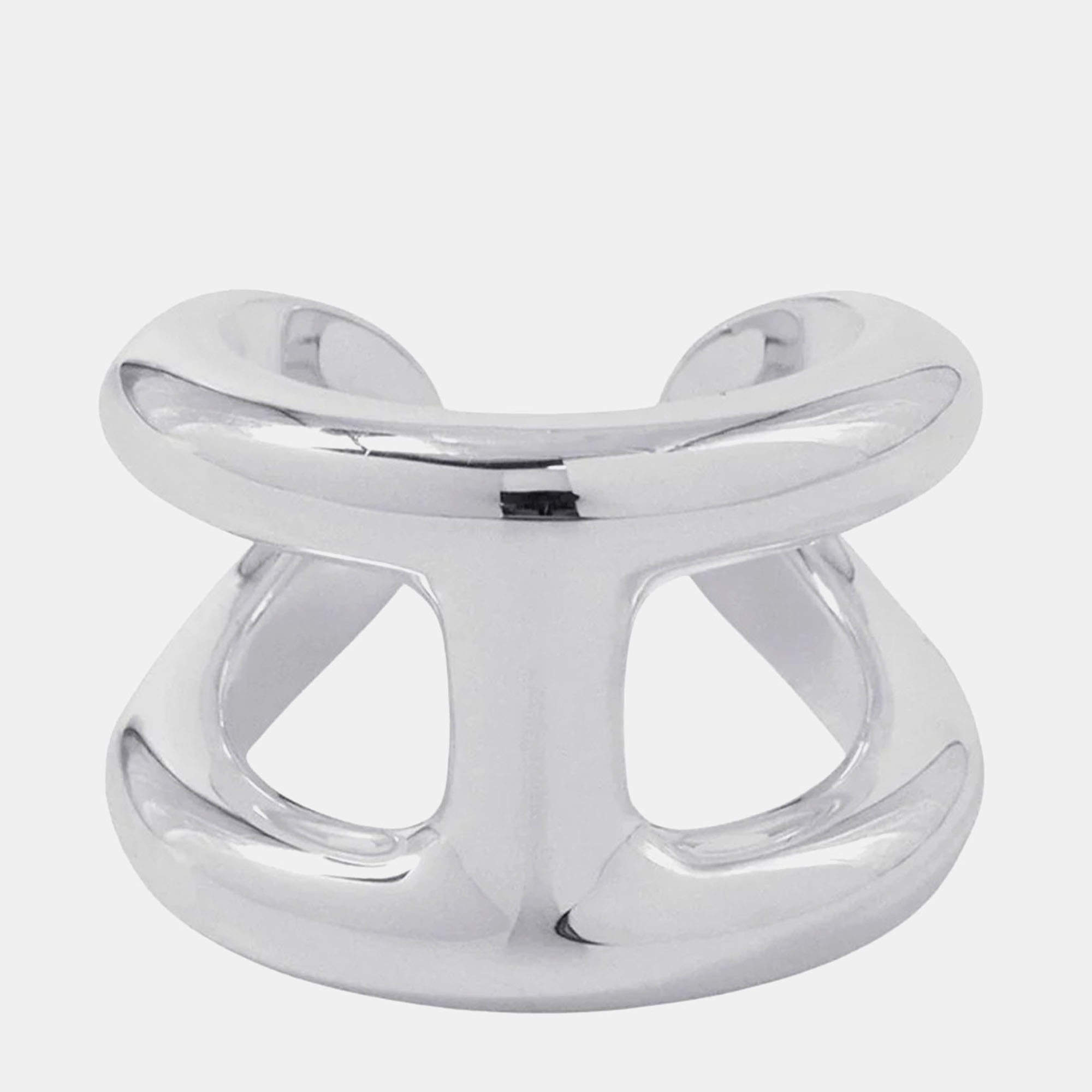 Pre Owned Hermes Osmoz Ring Size Gm/52/#12 Sv925