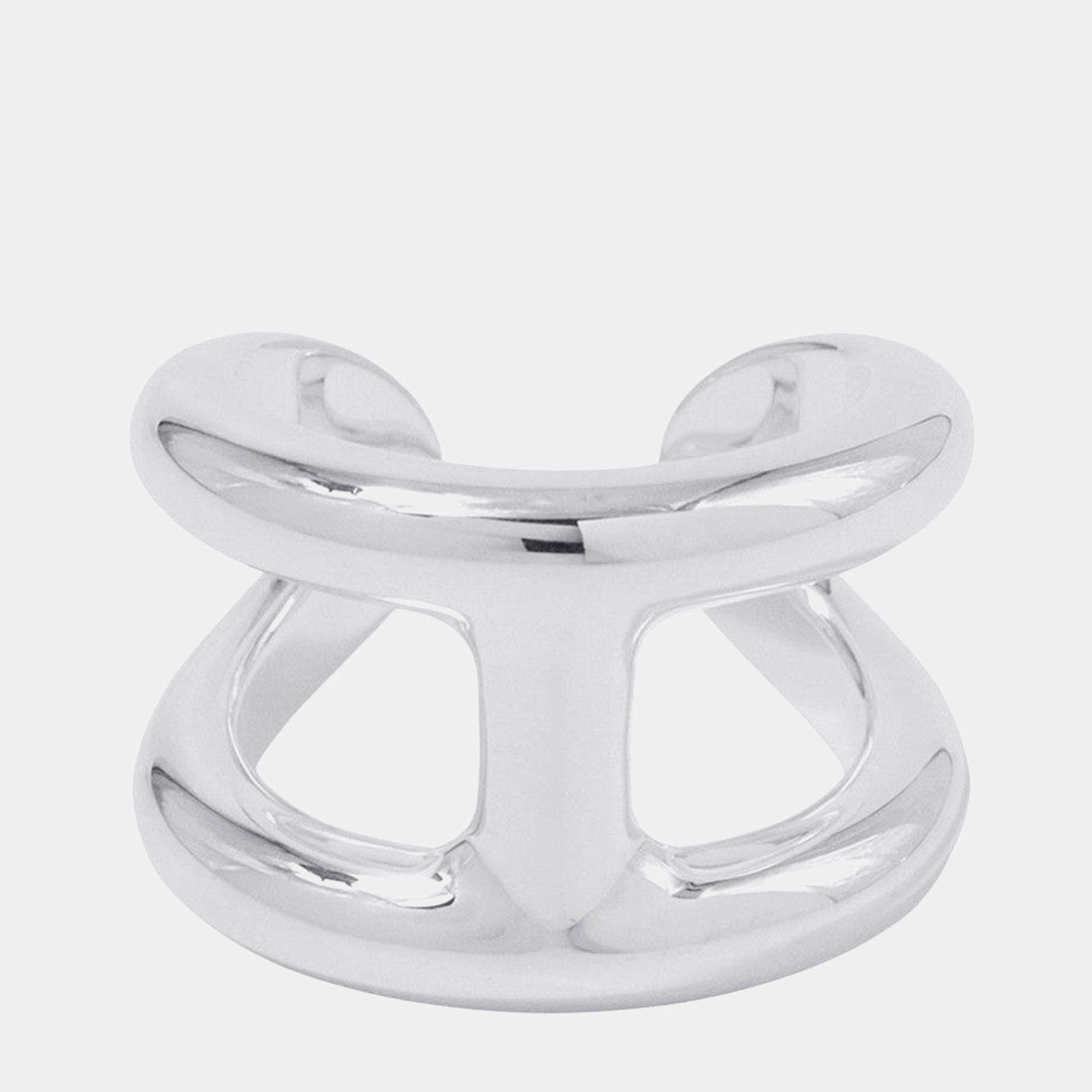 Pre Owned Hermes Osmoz Ring Size GM/56/#16 Sv925