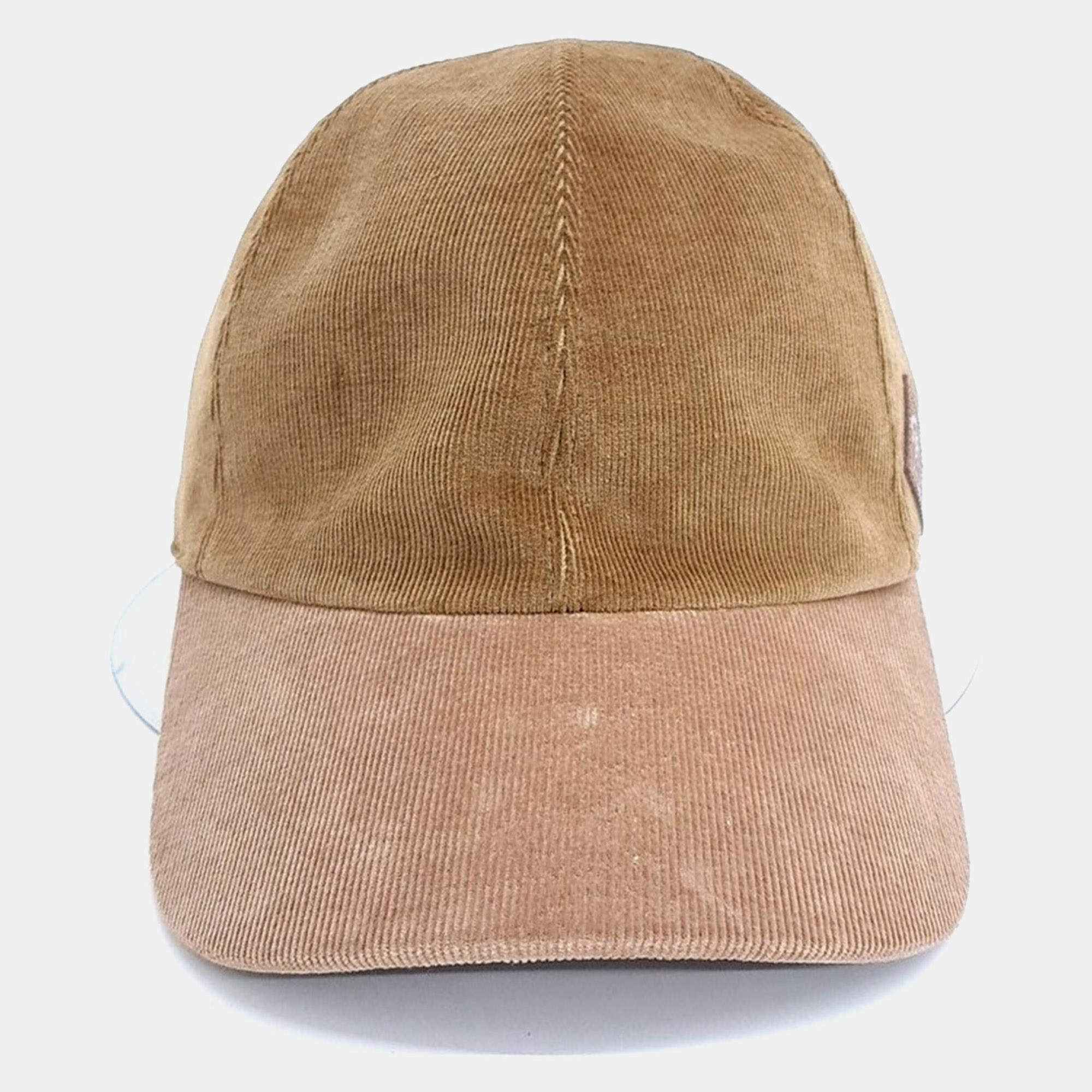 مملوكة مسبقًا Hermes Corduroy Riley Duo Cap