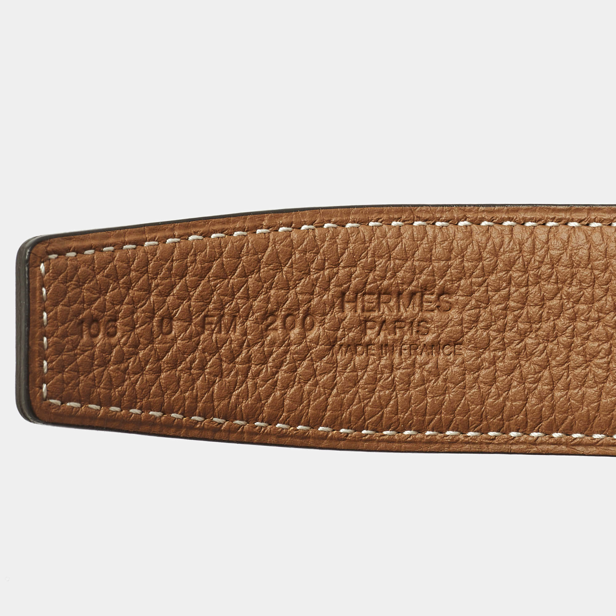 Size Guide Hermes Belt Size 65 Hermes Noir/Gold Chamonix And Togo