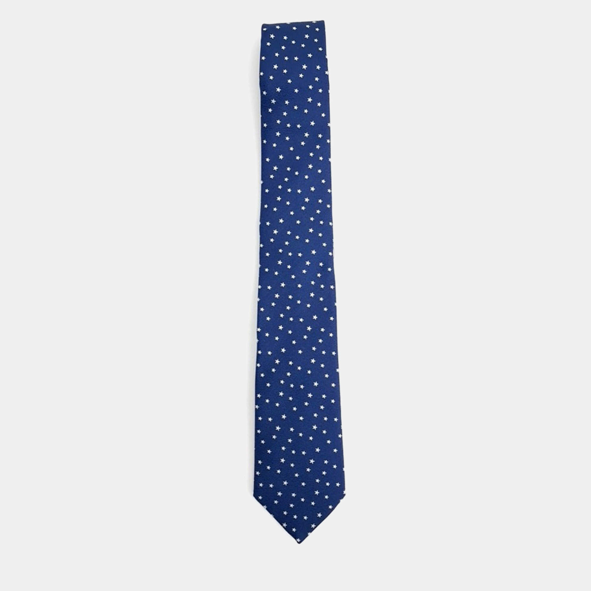 Pre Owned Hermes Multicolor Silk Tie