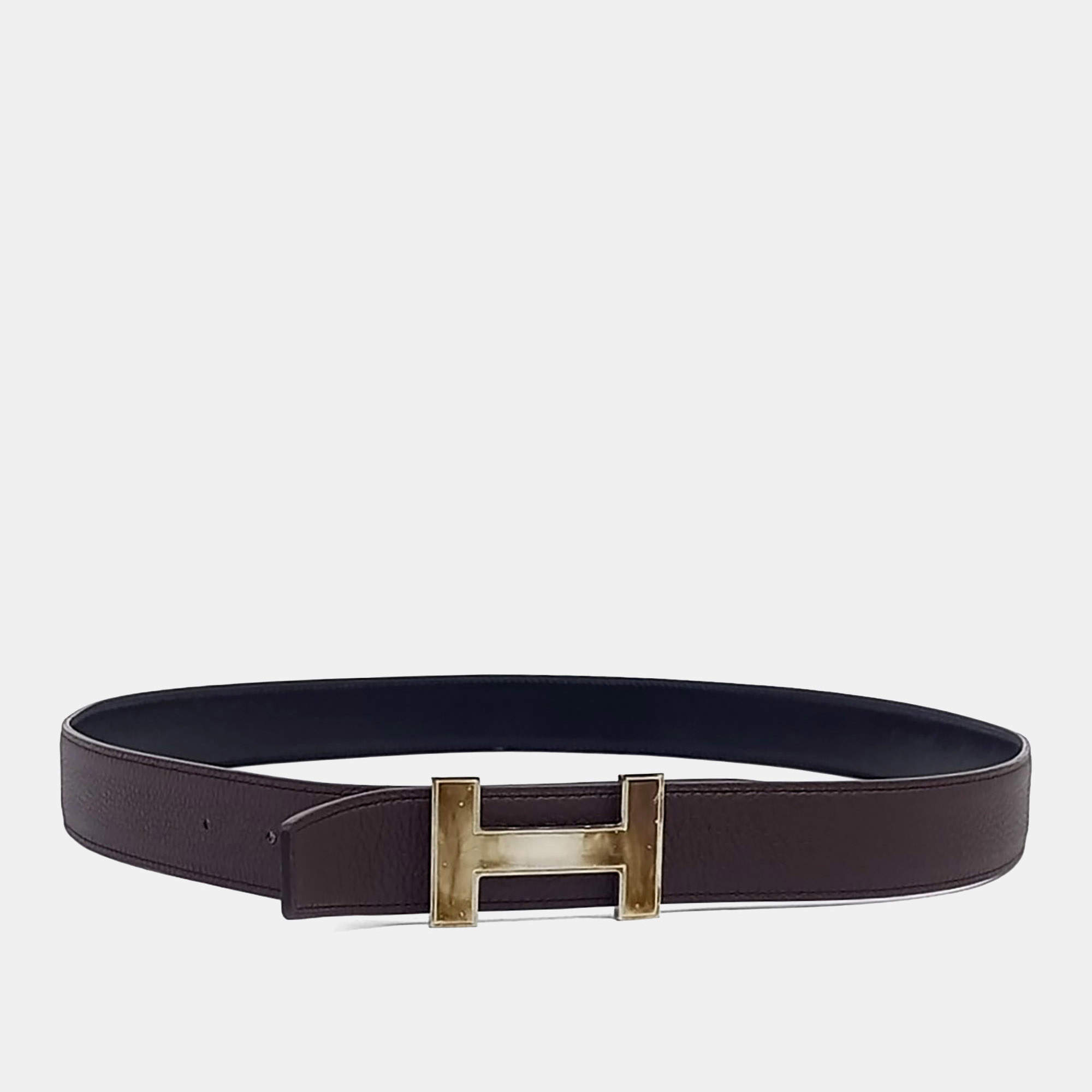 Pre Owned Hermes H Reversible Belt (A)