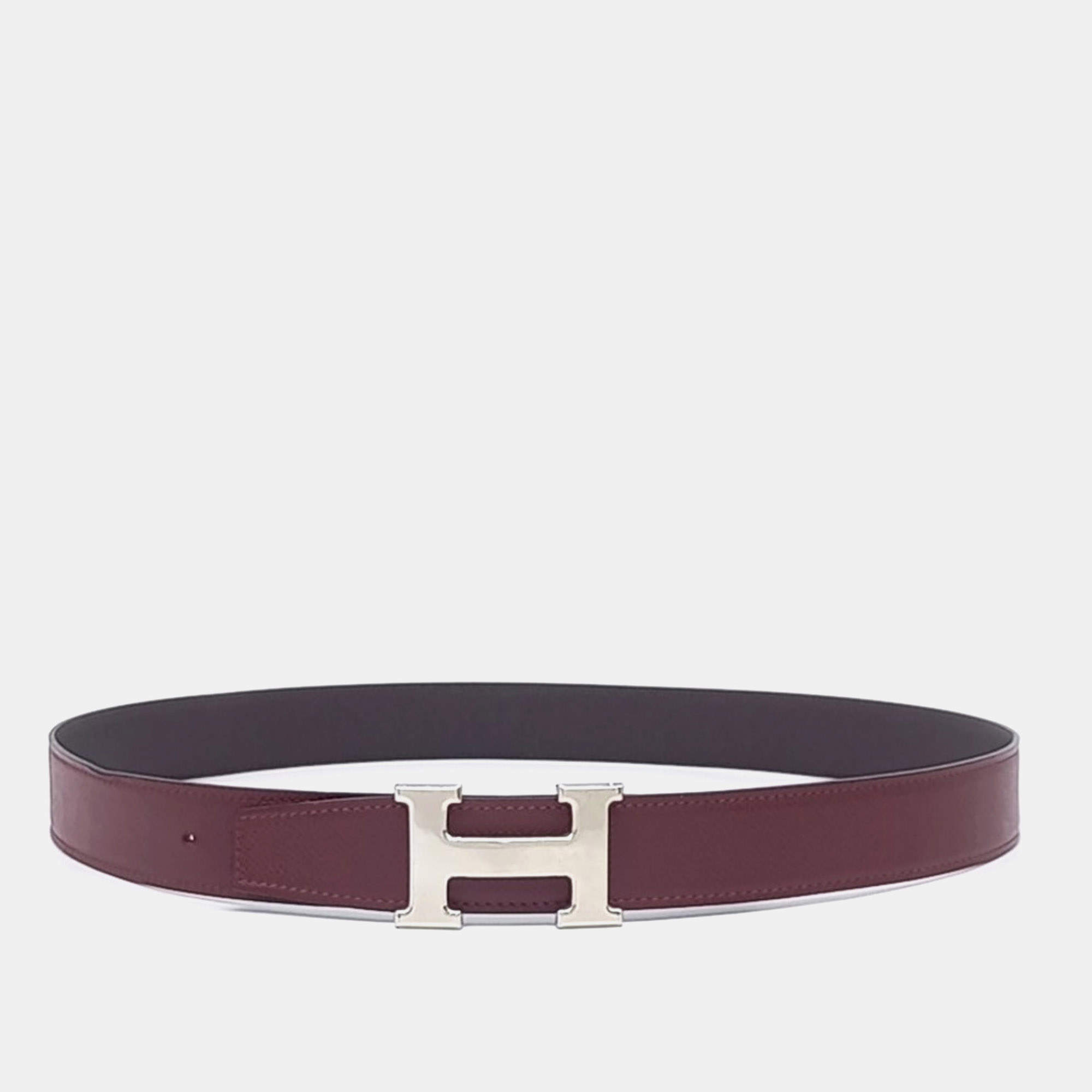 Pre Owned Hermes H Reversible Belt (C)