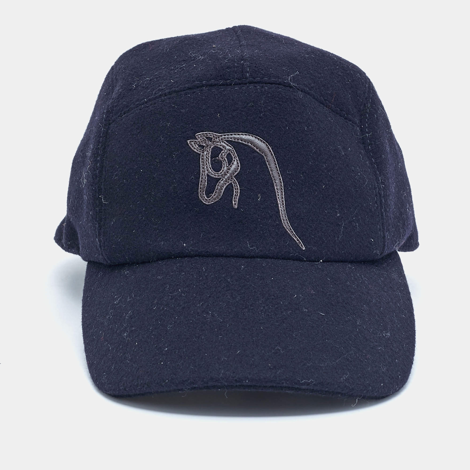 Louis Vuitton Black LV Pin Leather Cap 58 cm Louis Vuitton | TLC