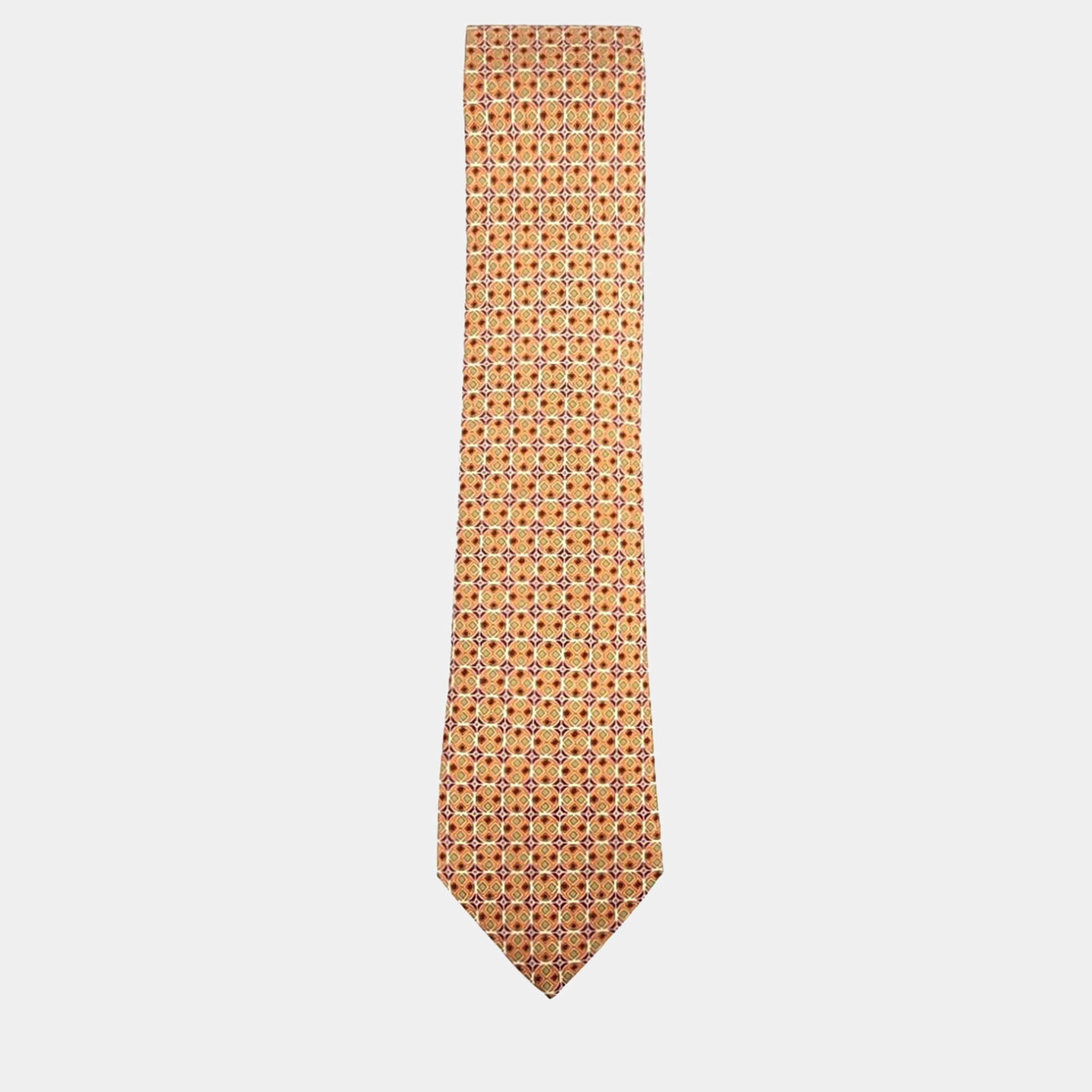 Pre Owned Hermès Silk Multicolor Tie