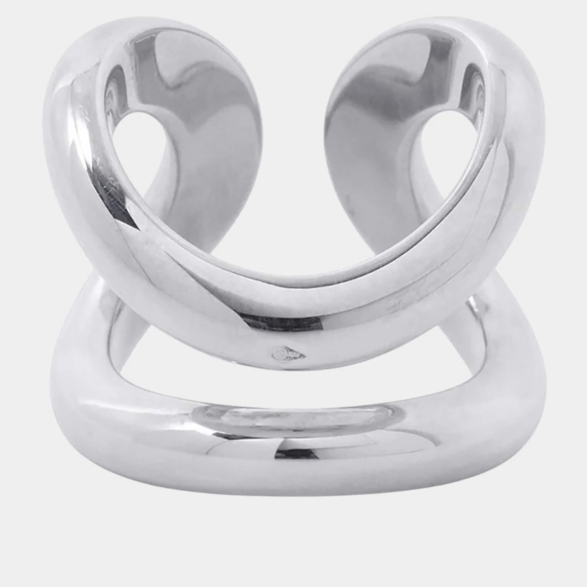 مملوكة مسبقًا Hermes Lima Ring Size Gm/50/#10 Sv925