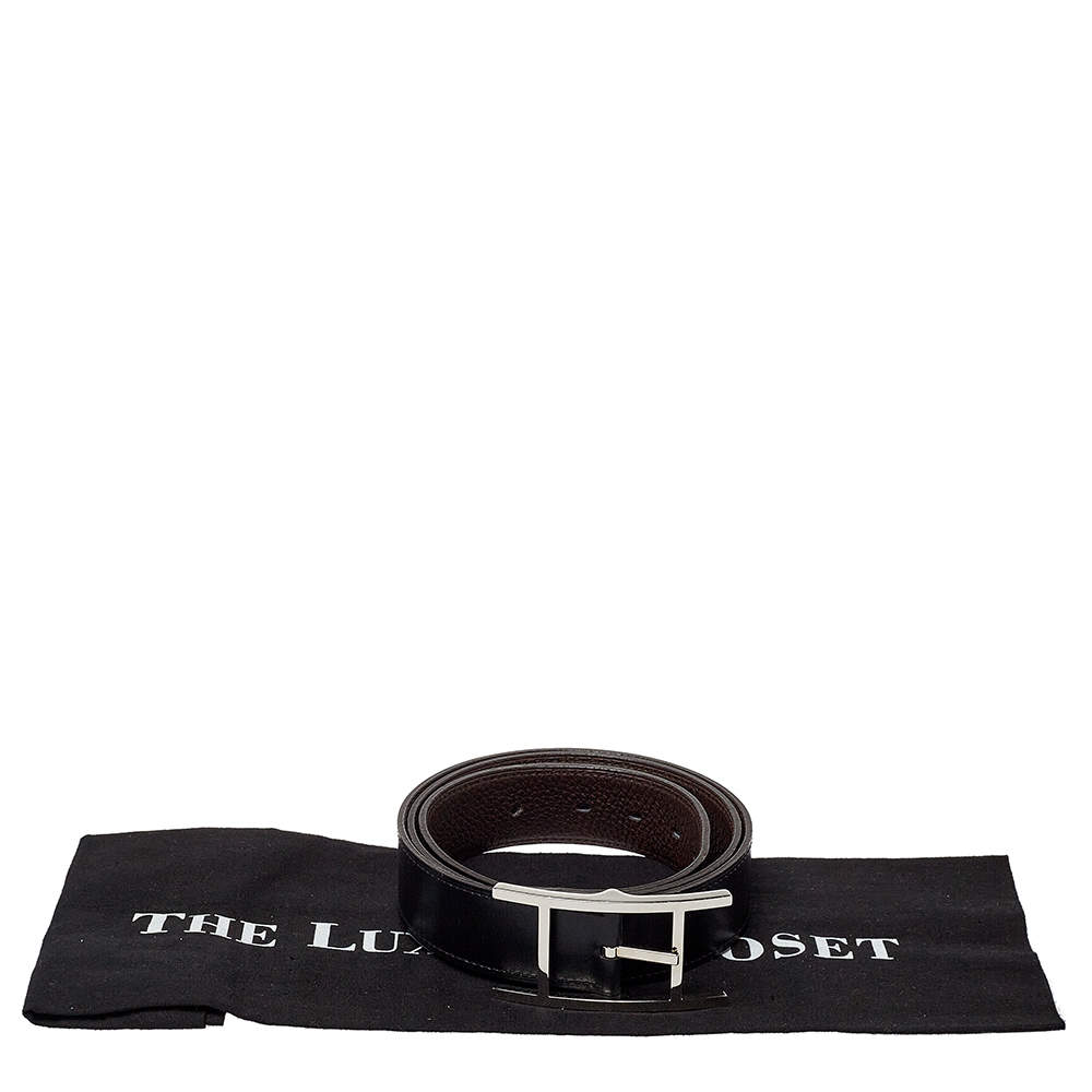 Shop HERMES Quentin Reversible Belt (H079632CKAG085