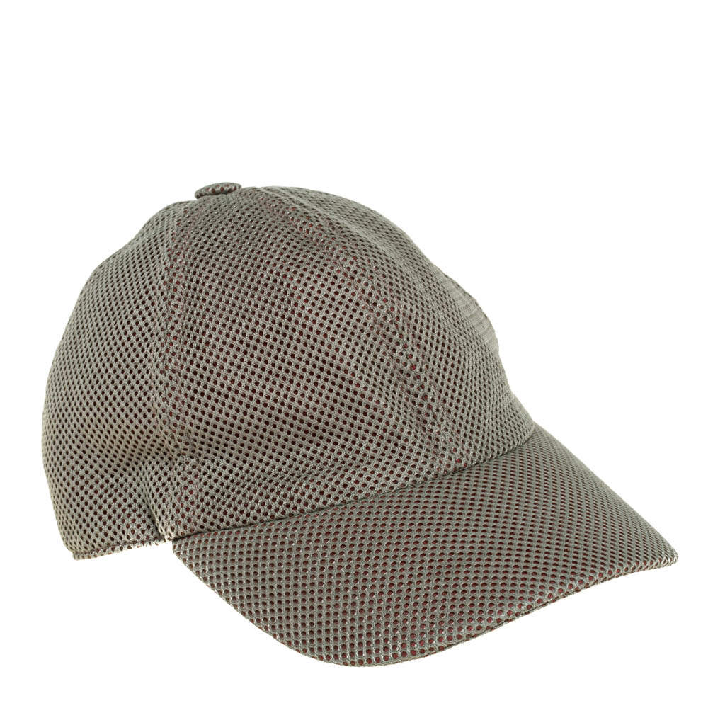 Hermès Grey Mesh Baseball Cap Size 57