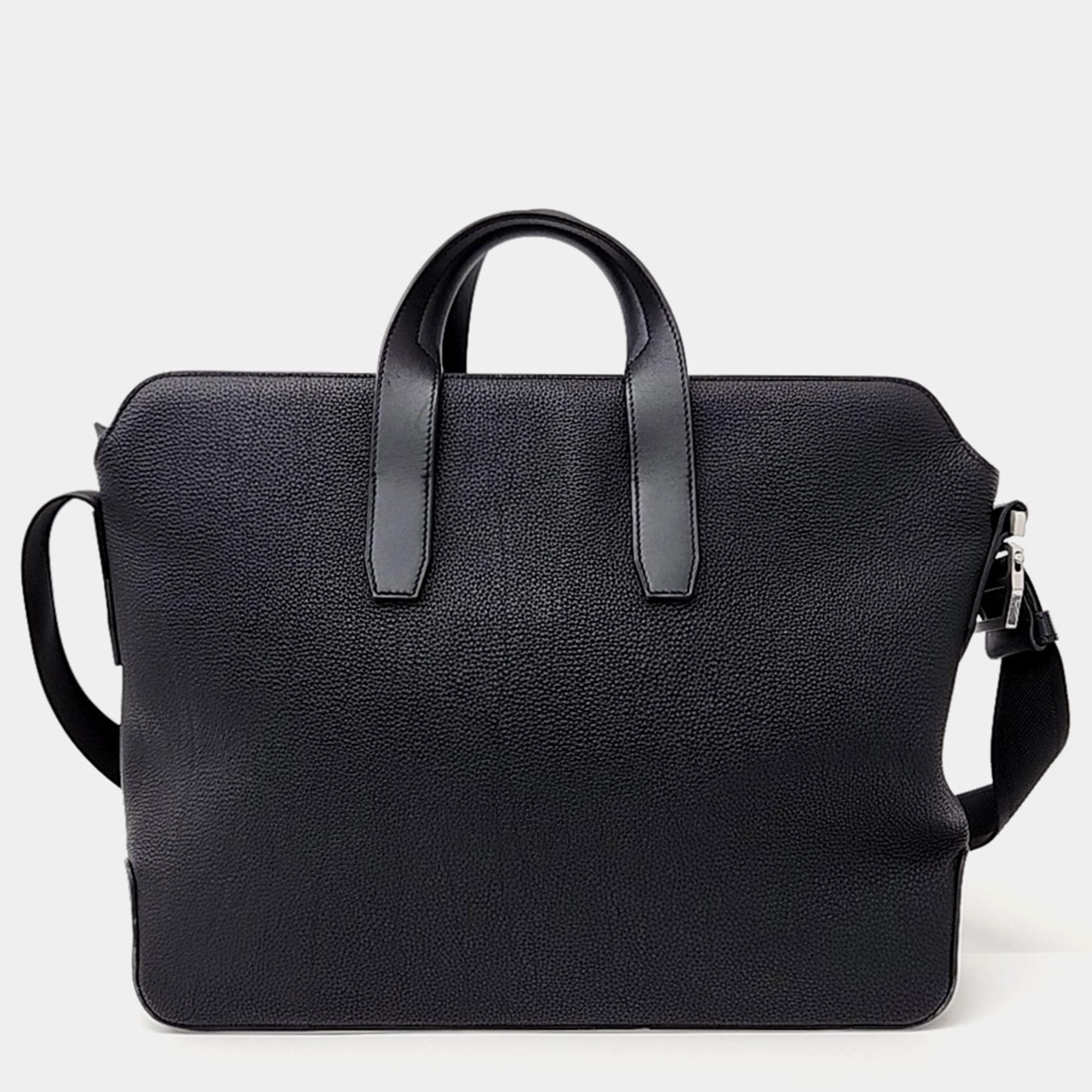 Hermes City News Briefcase bag