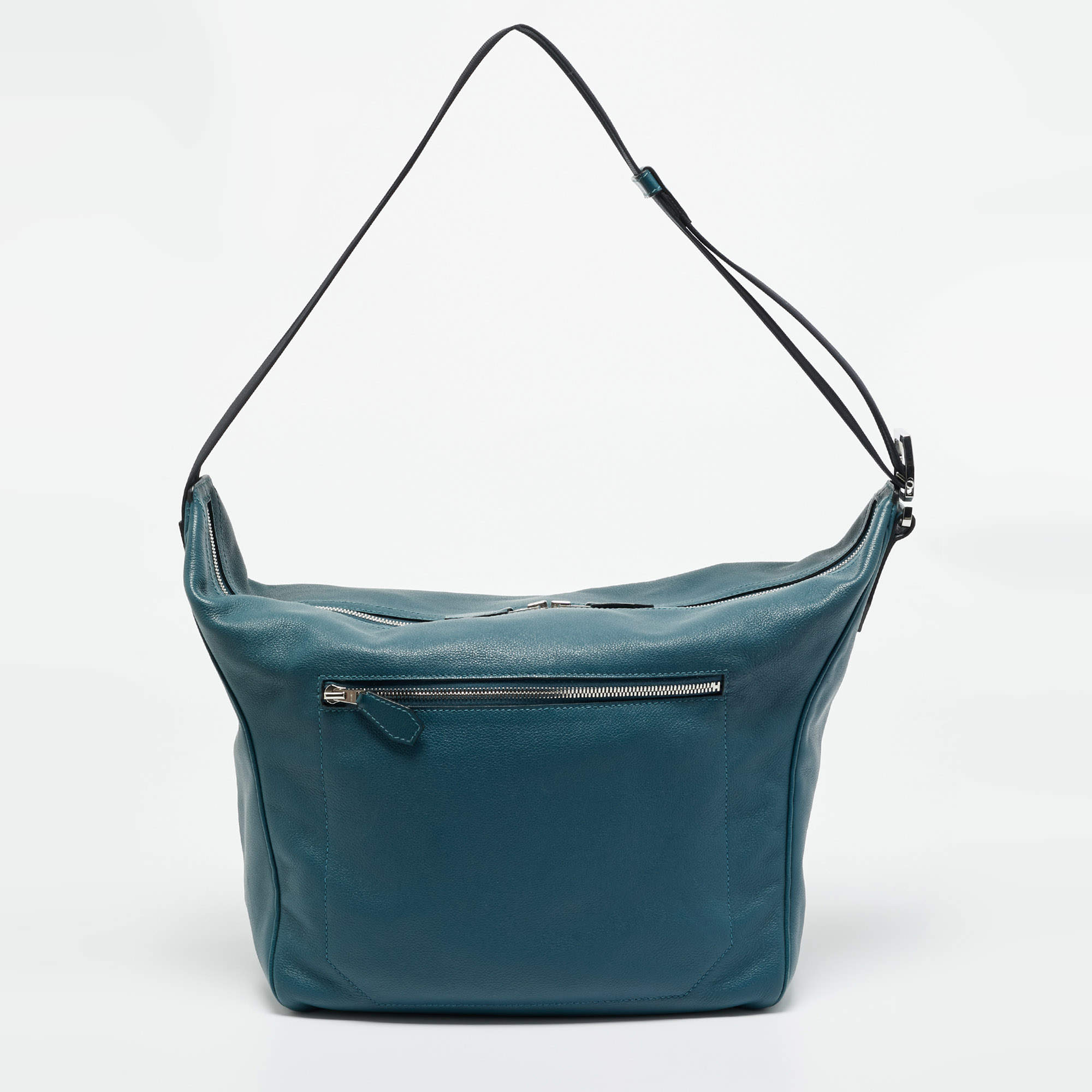 Pre Owned Hermès Colvert Taurillon Cristobal Leather Cityslide Bag