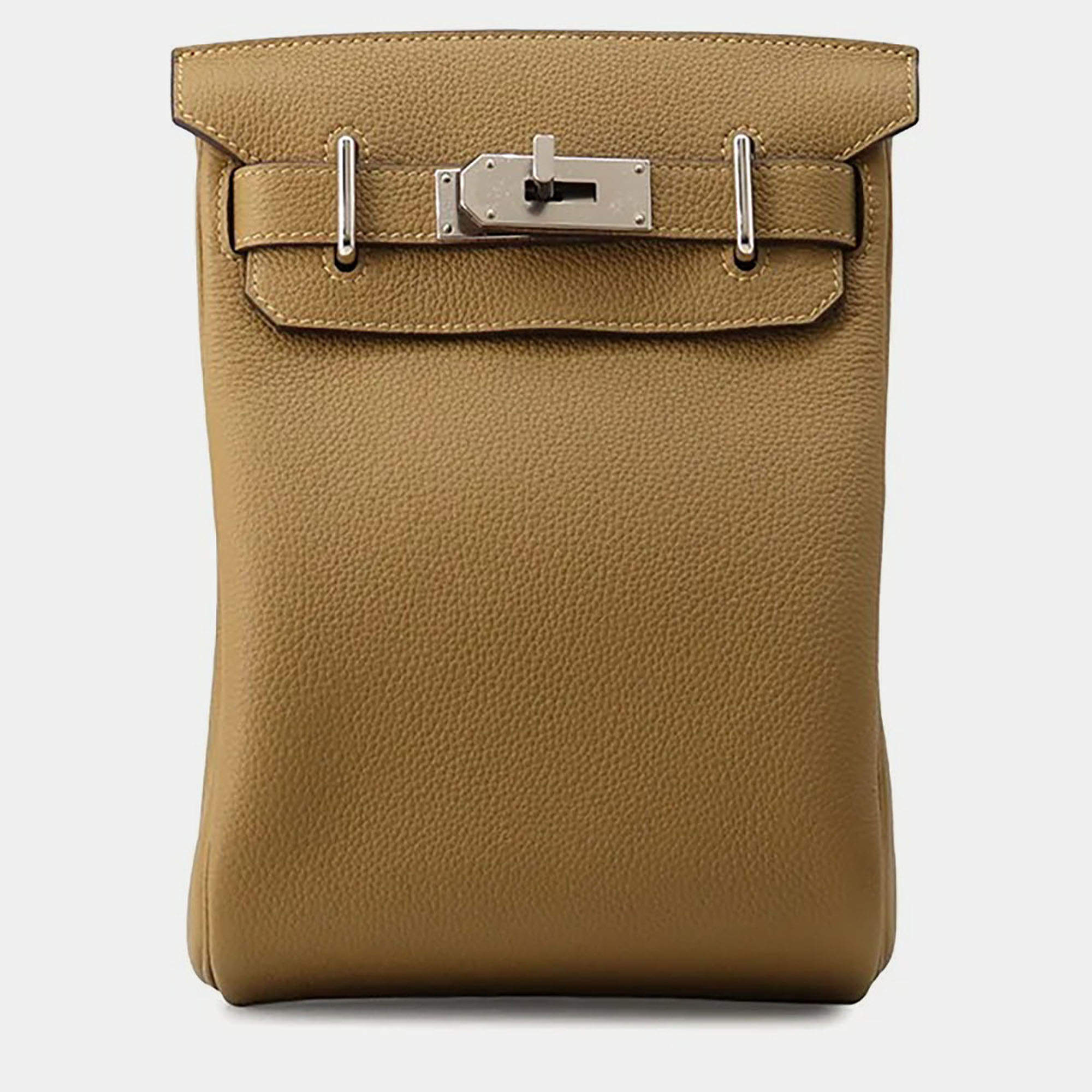 مملوكة مسبقًا Hermes Kelly Akkad PM Dune Togo Calfskin Leather Shoulder Bag