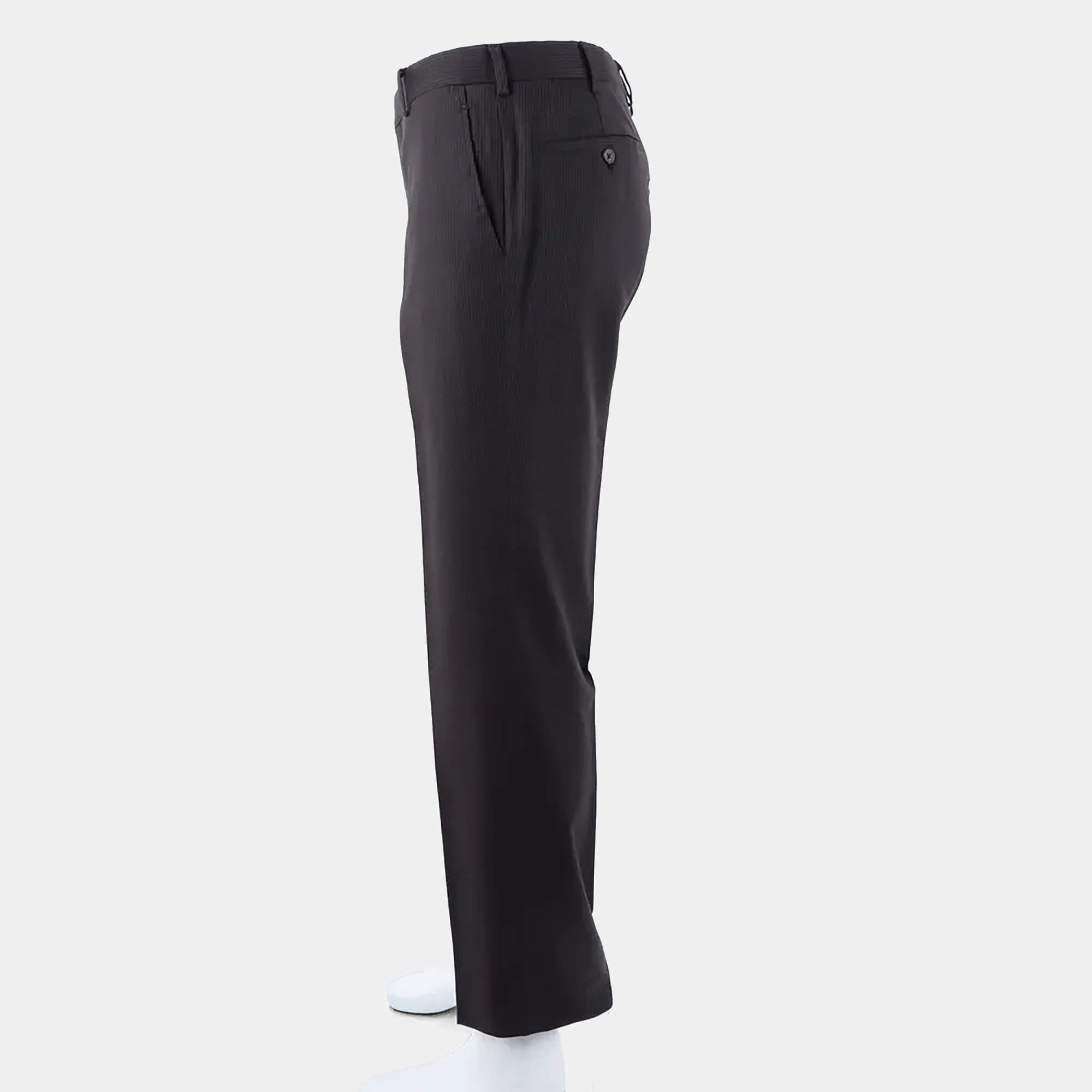 Hermes Beige Linen & Cotton Drop 8 Regular Fit Trousers L/Waist 34