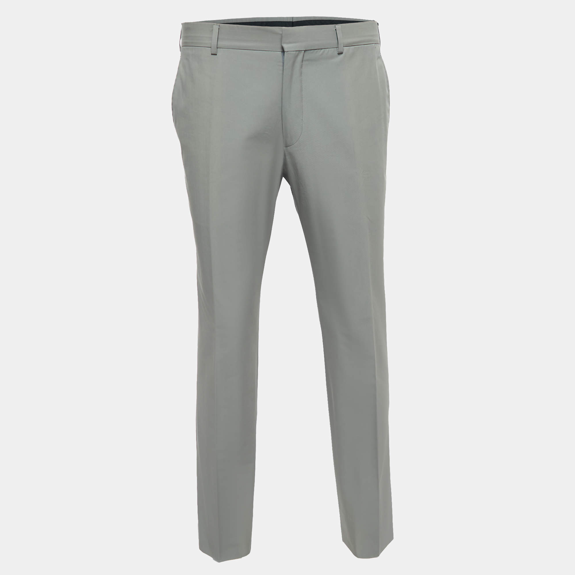 Hermes Grey Cotton Trousers L