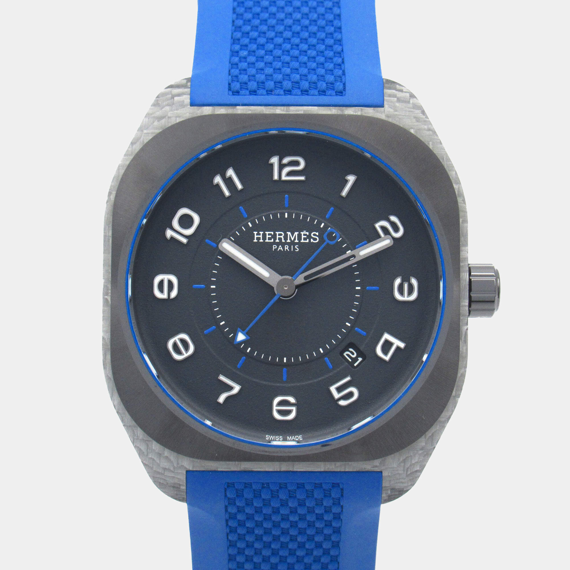 Hermes Grey Titanium H08 SP1.746a Automatic Men's Wristwatch 39 mm