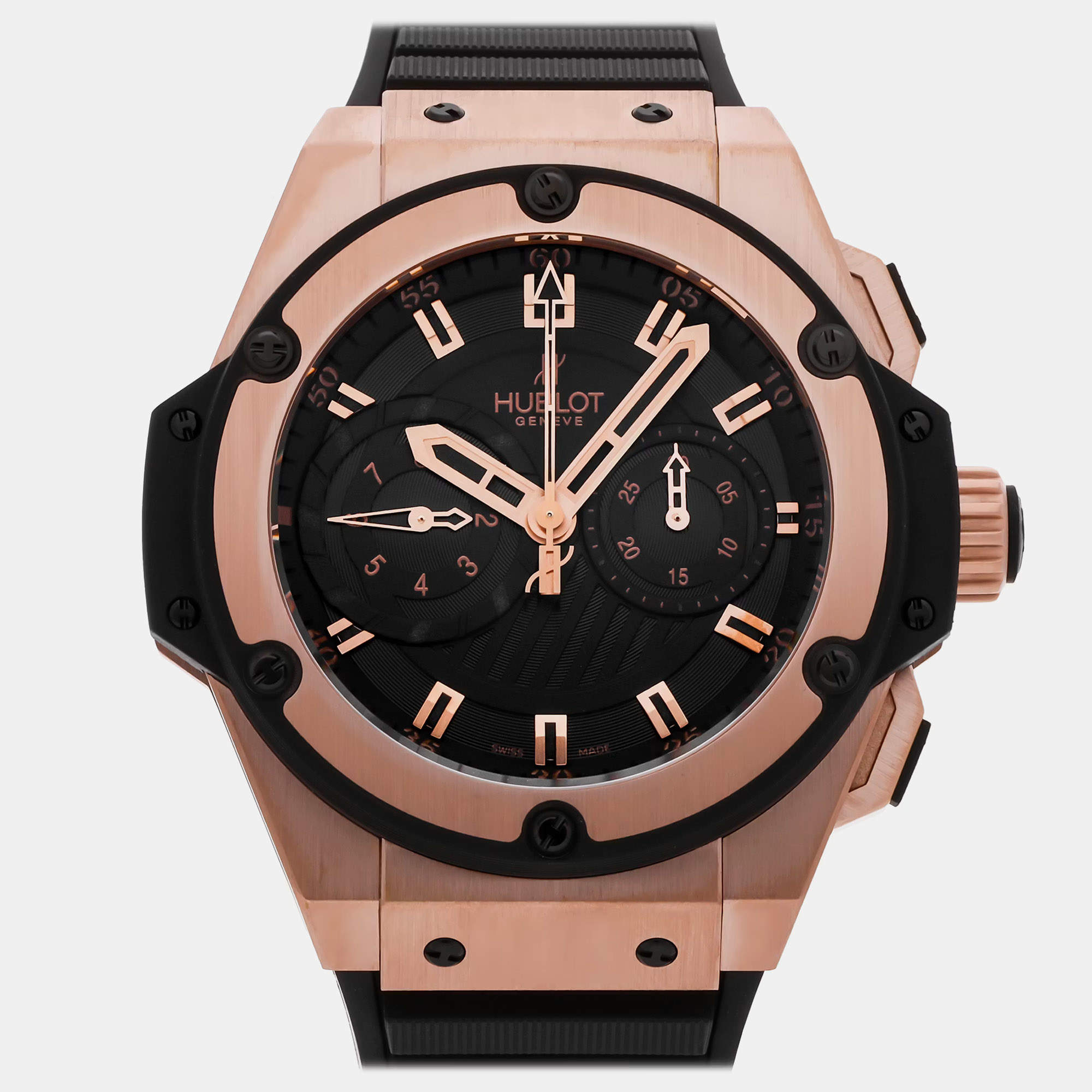 Hublot King Power Foudroyante 715.PX.1128.RX Black Rose Gold