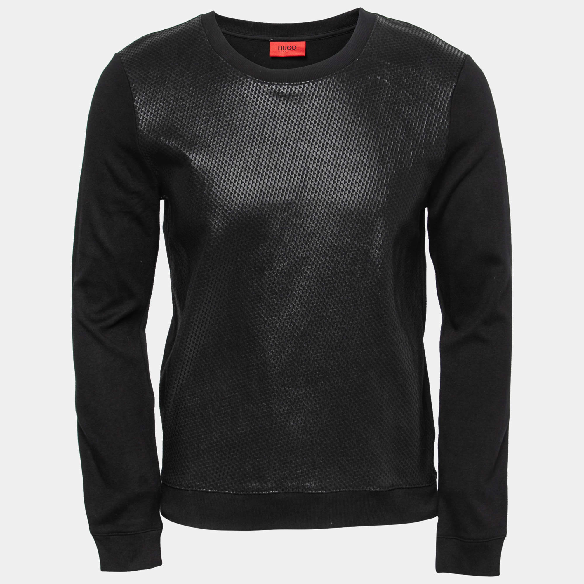 Hugo Boss Black Cotton Crewneck Sweatshirt M