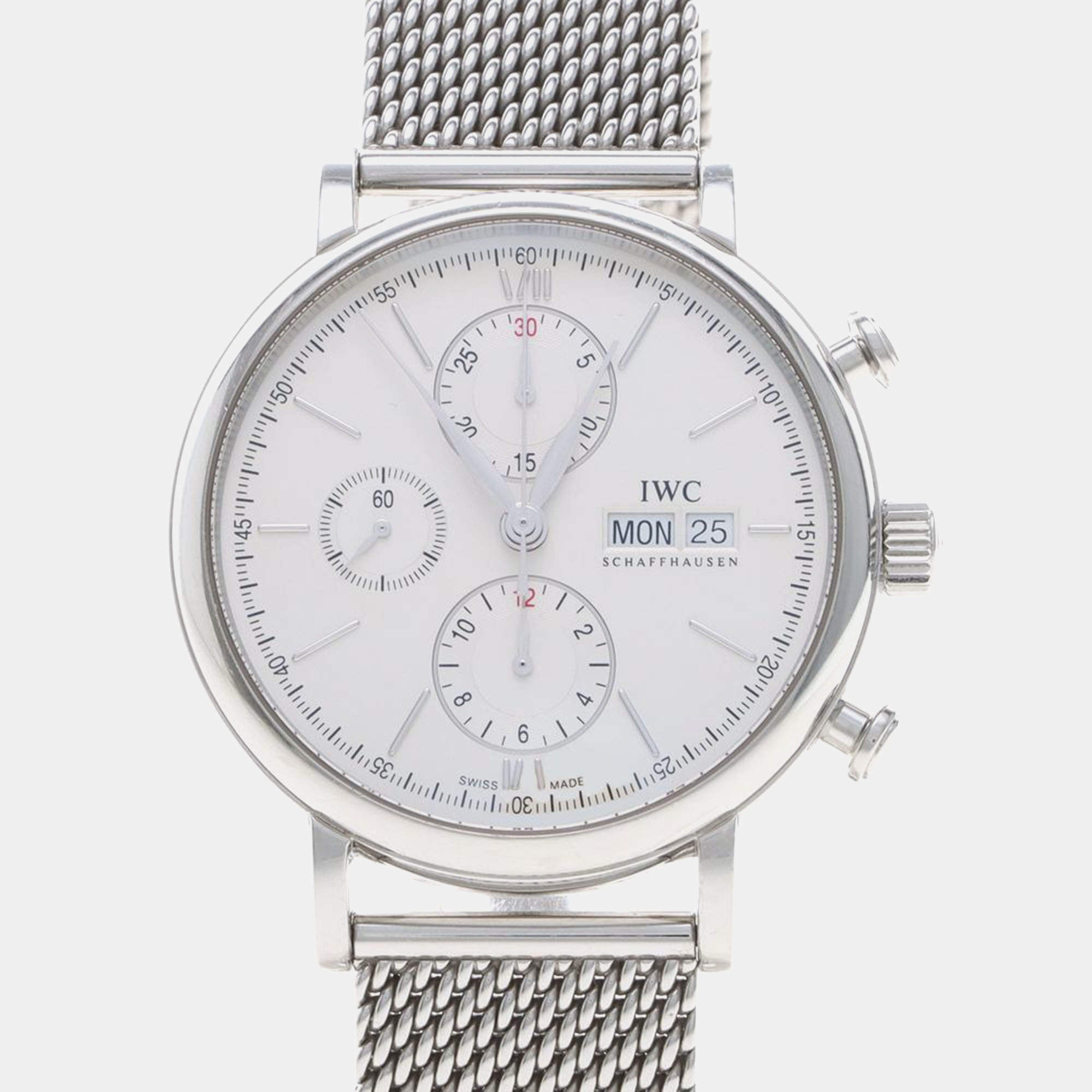 Pre Owned IWC Portofino IW391015 Automatic Stainless Steel Men's Wristwatch 41 mm