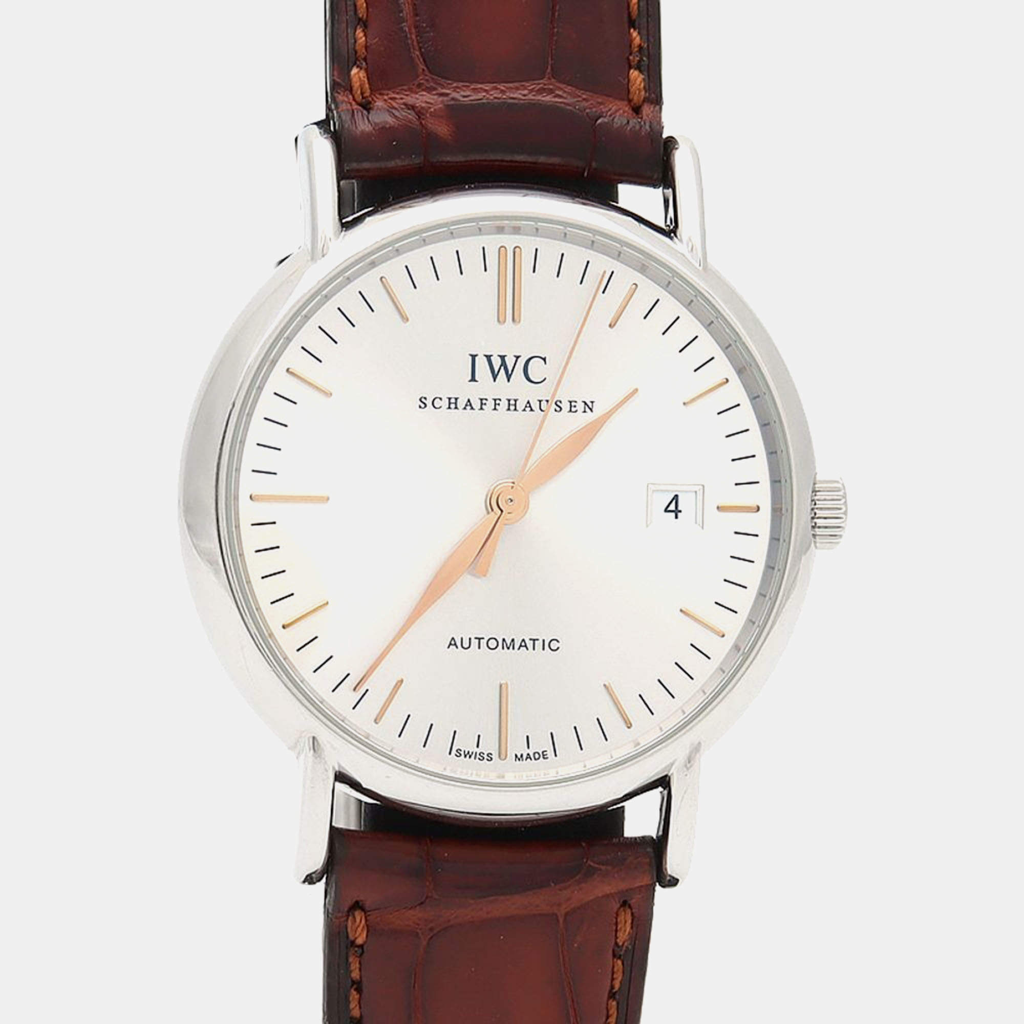Pre Owned IWC Portofino IW356303 Automatic Stainless Steel Men's Wristwatch 39 mm