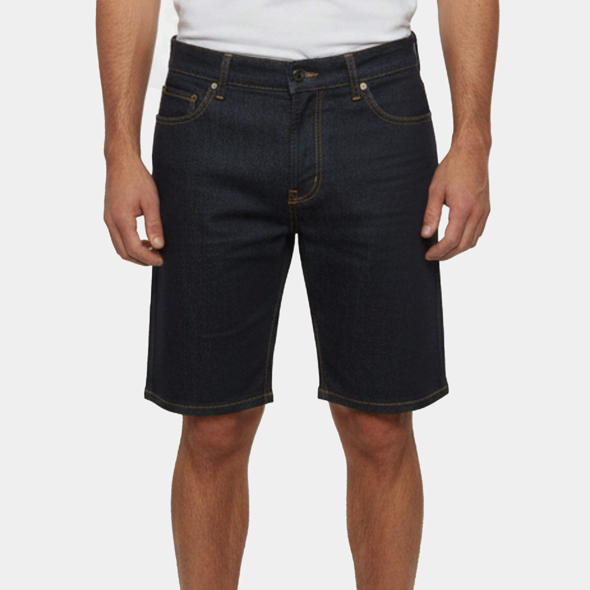 Pre Owned Jacquemus Blue Denim Short Jeans S/ Waist 33"