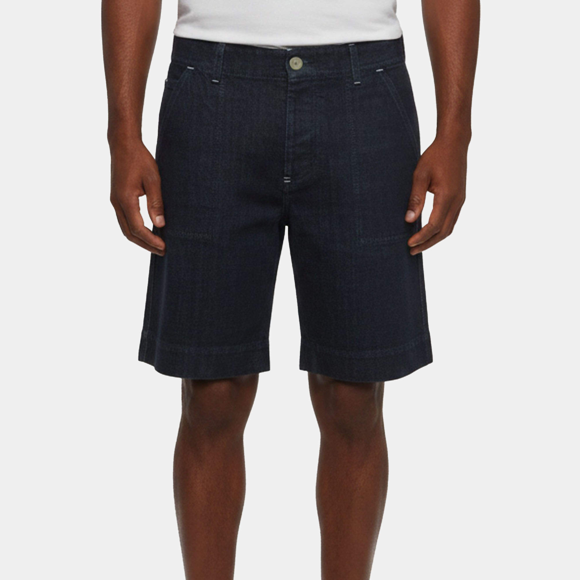 مملوكة مسبقًا Jacquemus Blue Denim Short Jeans M/ Waist 33" 