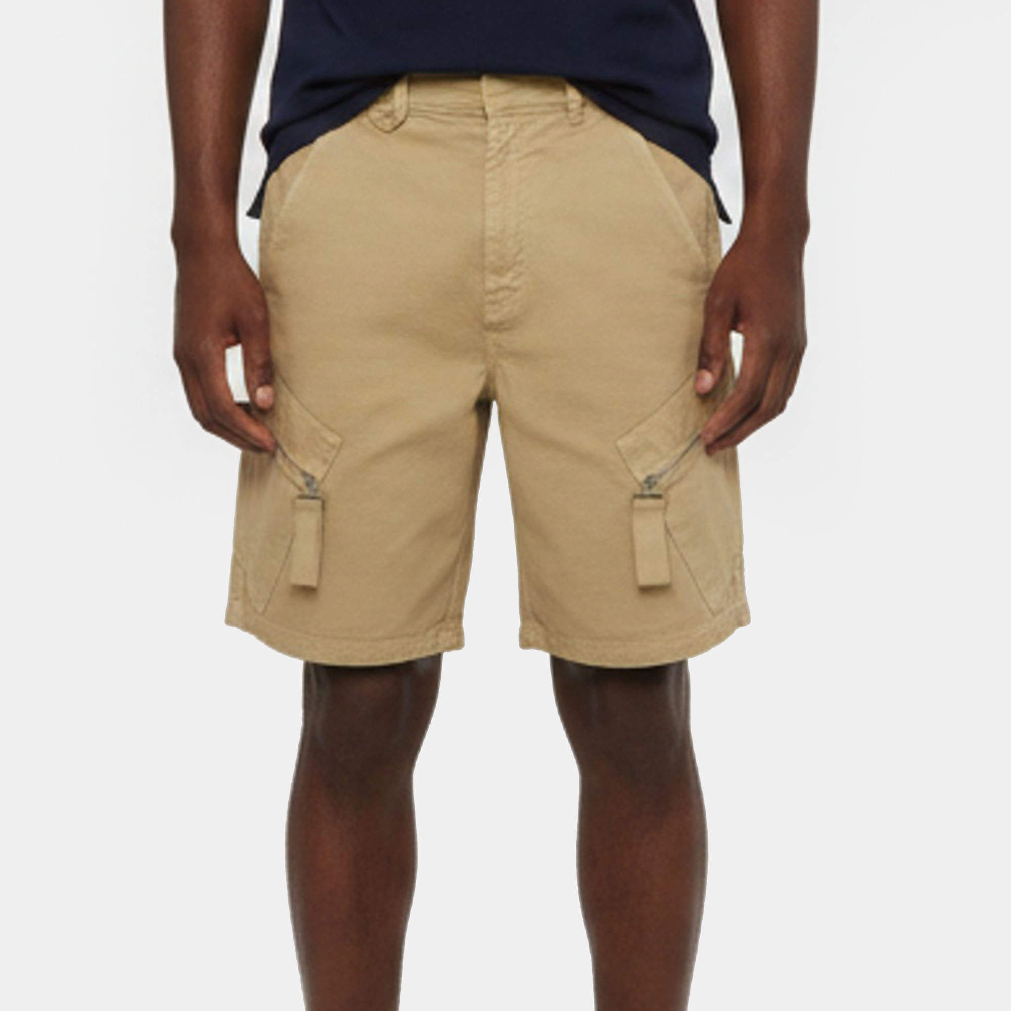 Pre Owned Jacquemus Beige Cotton Marrone Shorts S 