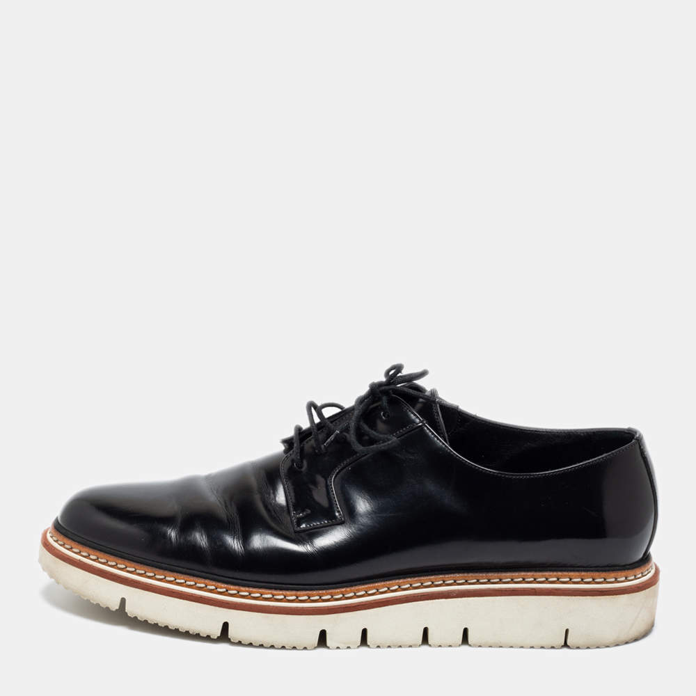 Jimmy Choo Black Leather Lace Up Derby Size 43